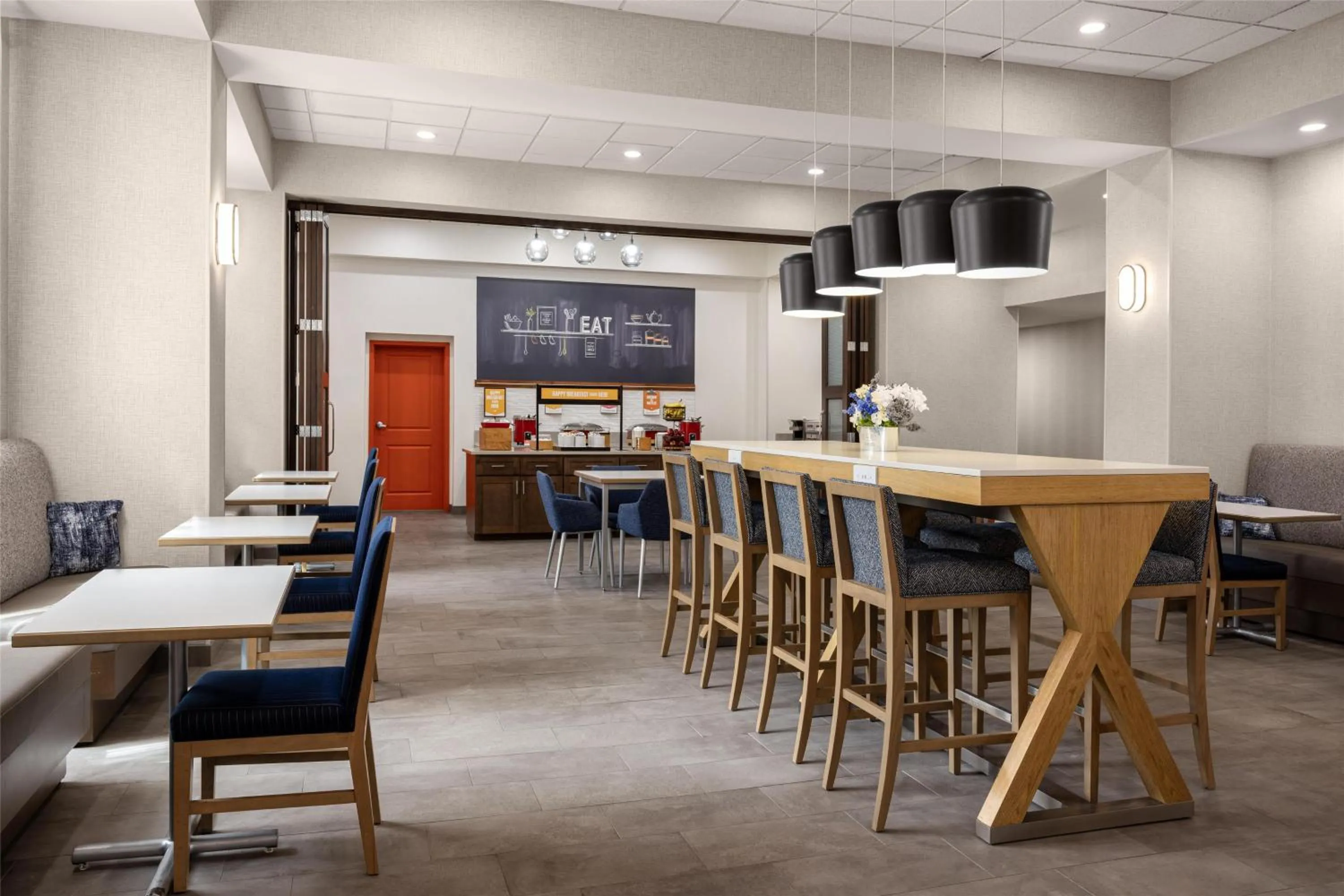 Breakfast in Hampton Inn Williamsburg