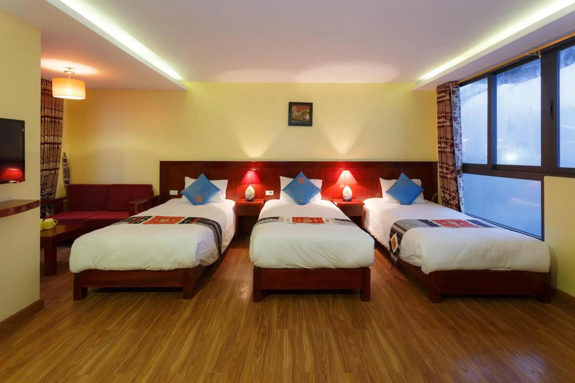 Bedroom, Bed in Anise Sapa Hotel