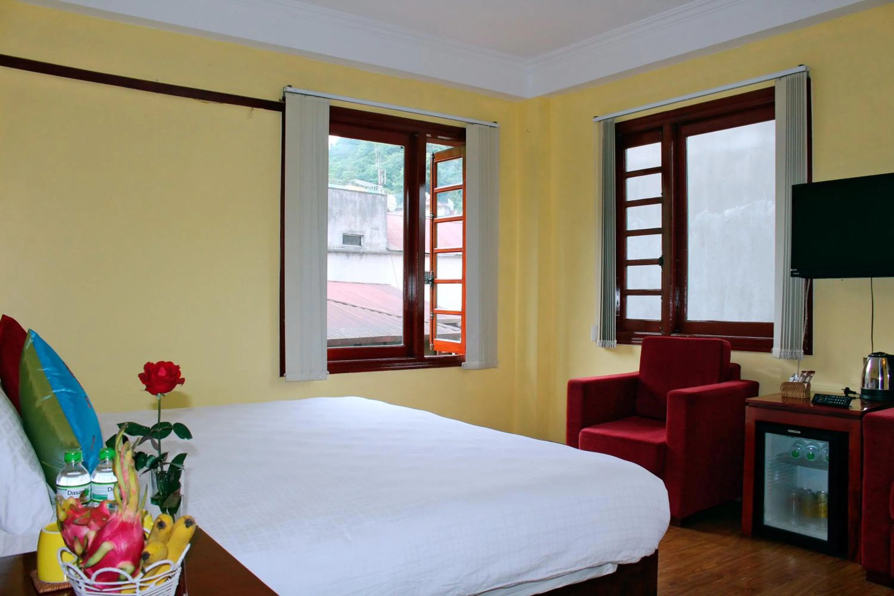 Coffee/tea facilities, Bed in Anise Sapa Hotel