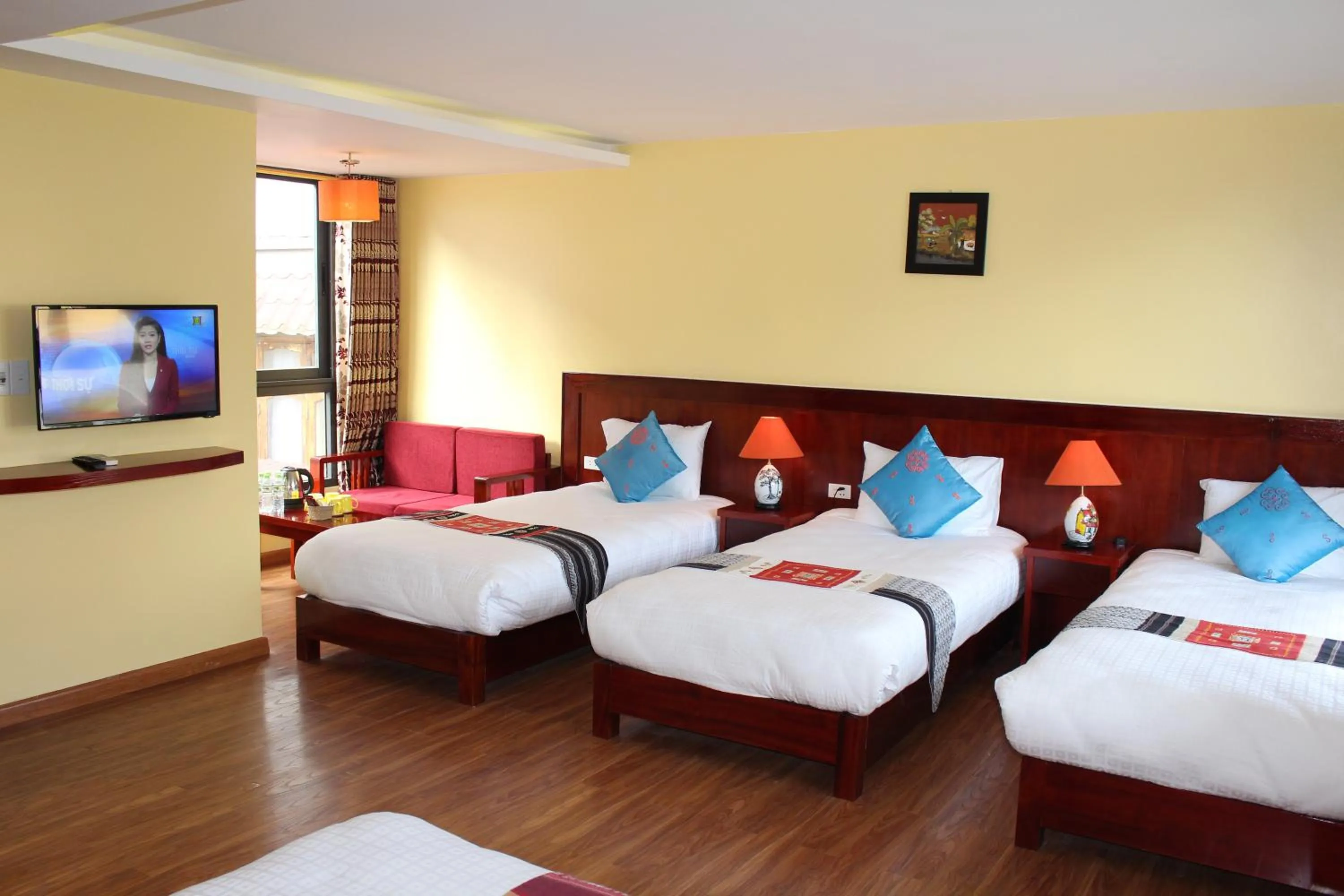 Bedroom, Bed in Anise Sapa Hotel