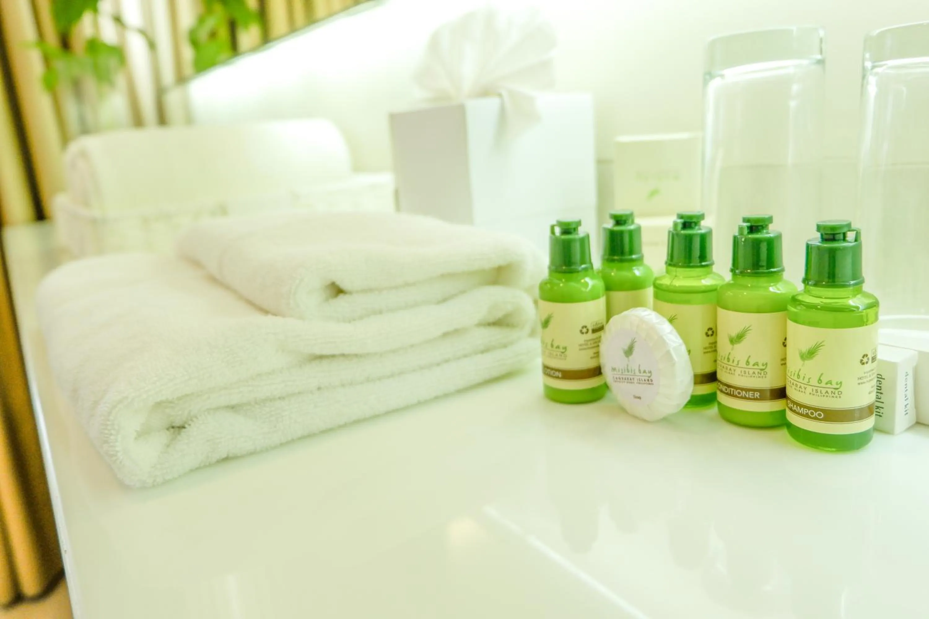 towels in Misibis Bay