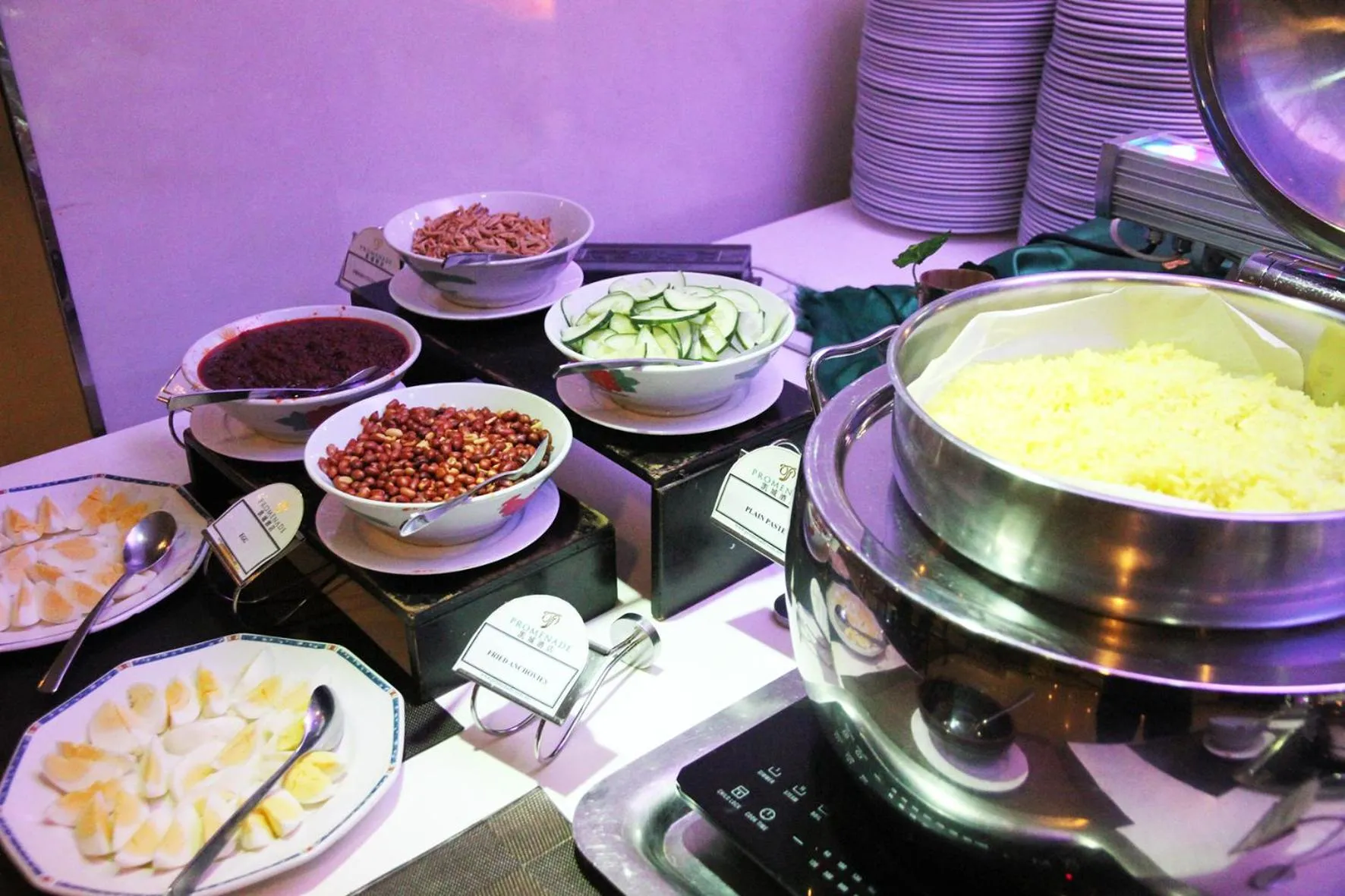 Buffet breakfast in Promenade Hotel Kota Kinabalu