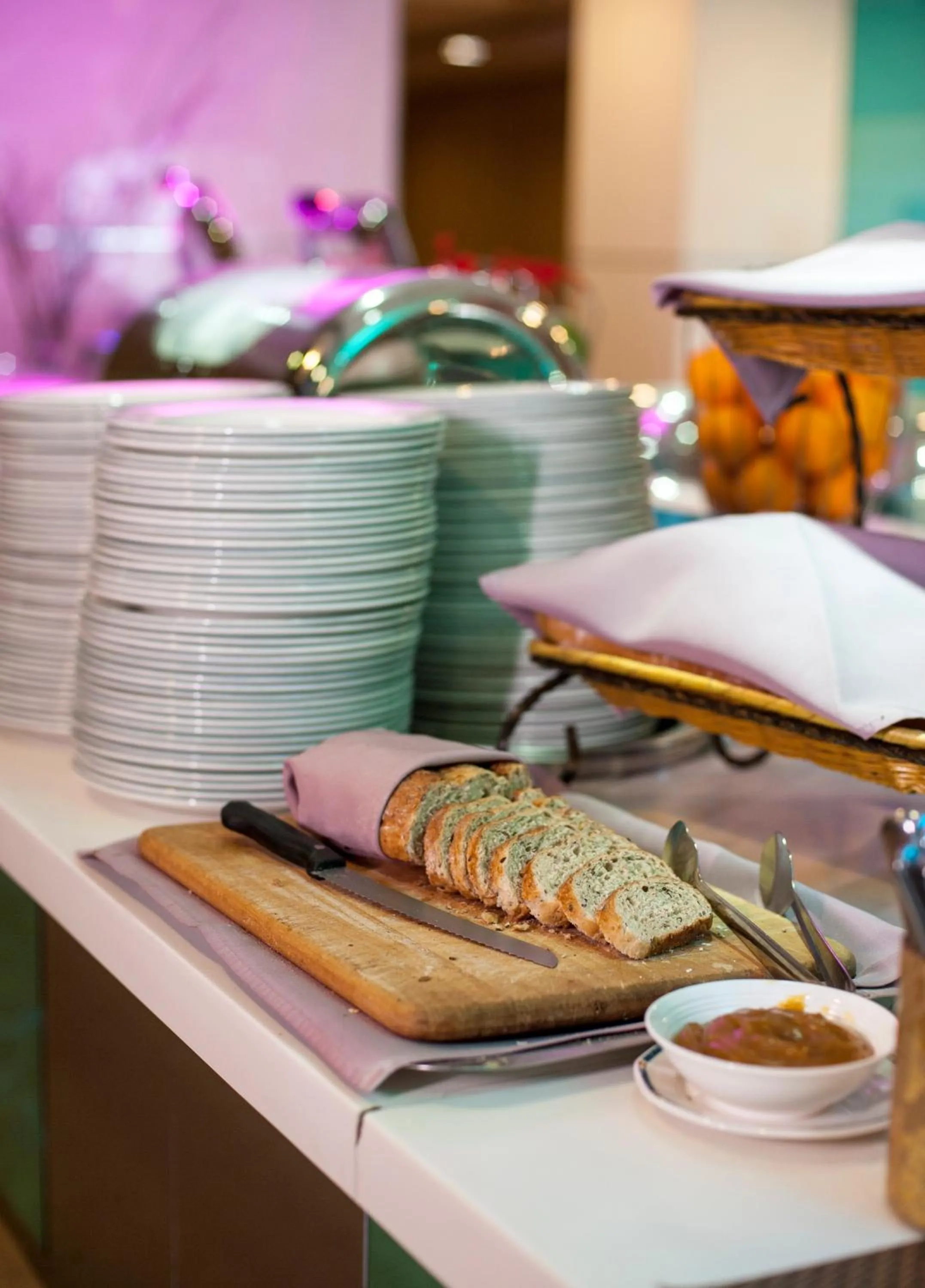 Buffet breakfast in Promenade Hotel Kota Kinabalu