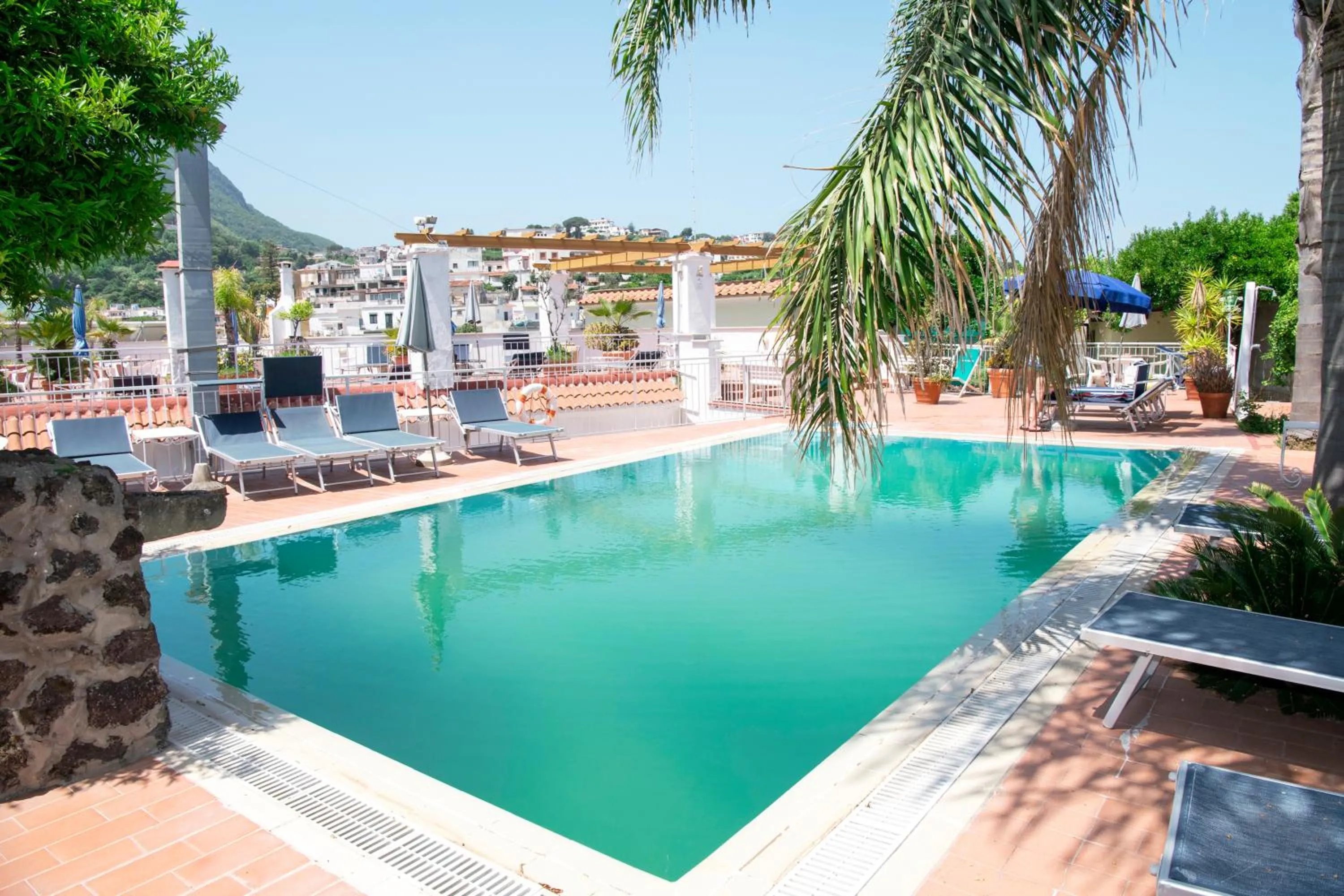 Pool view in Hotel Candia