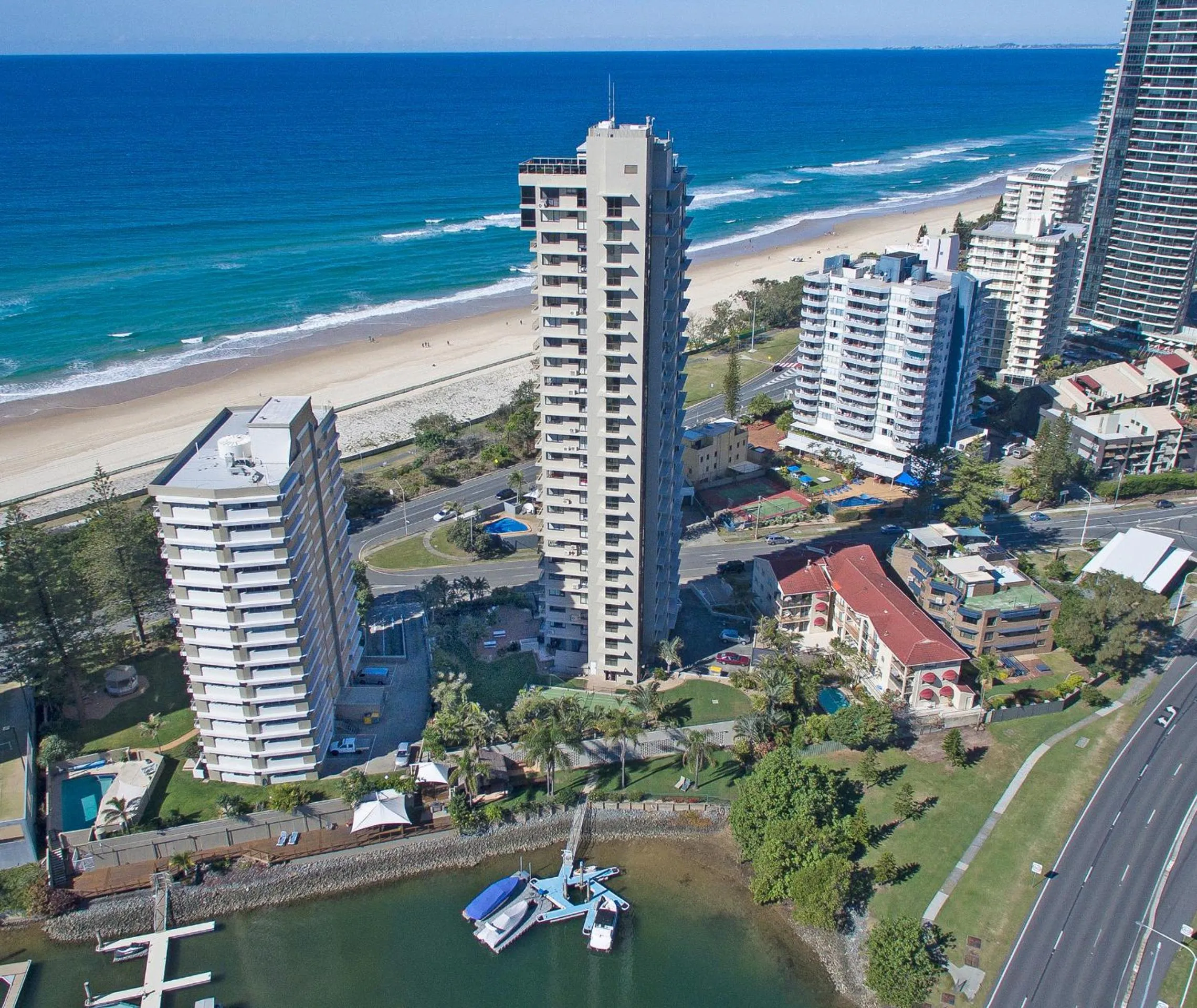 Bird's eye view in Capricorn One Beachside Holiday Apartments - Official