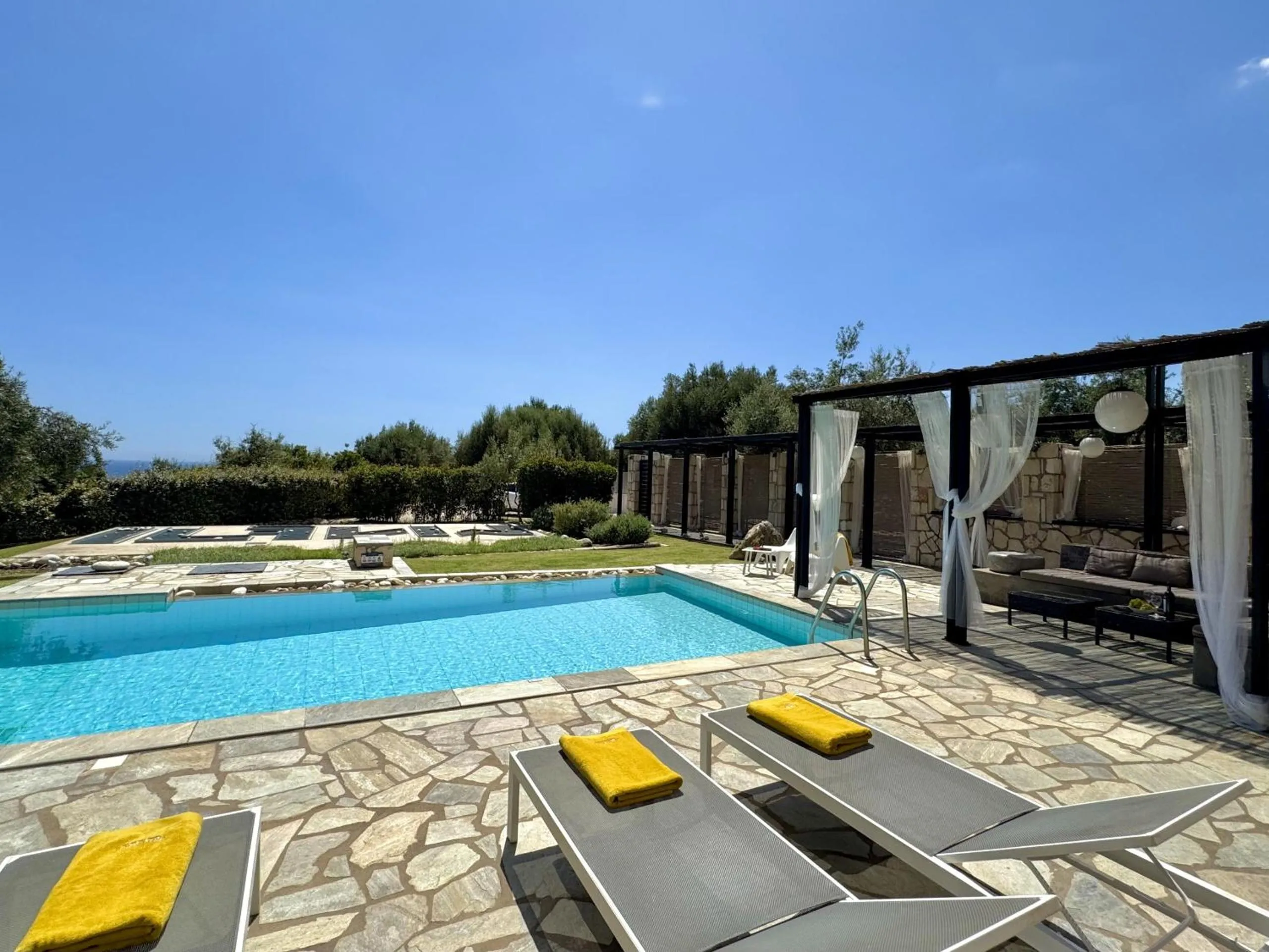 Swimming pool in Villa Minetti