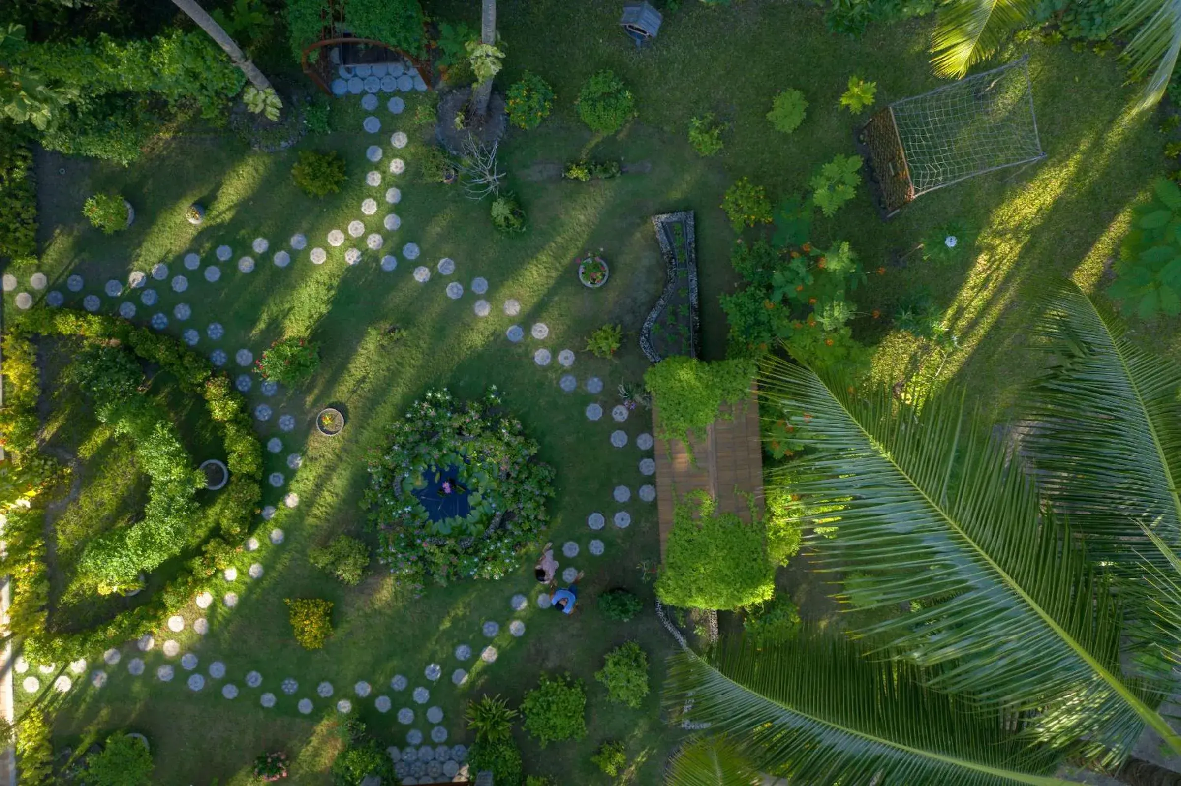 Garden view in Royal Island Resort Maldives Garden view in Royal Island Resort Maldives