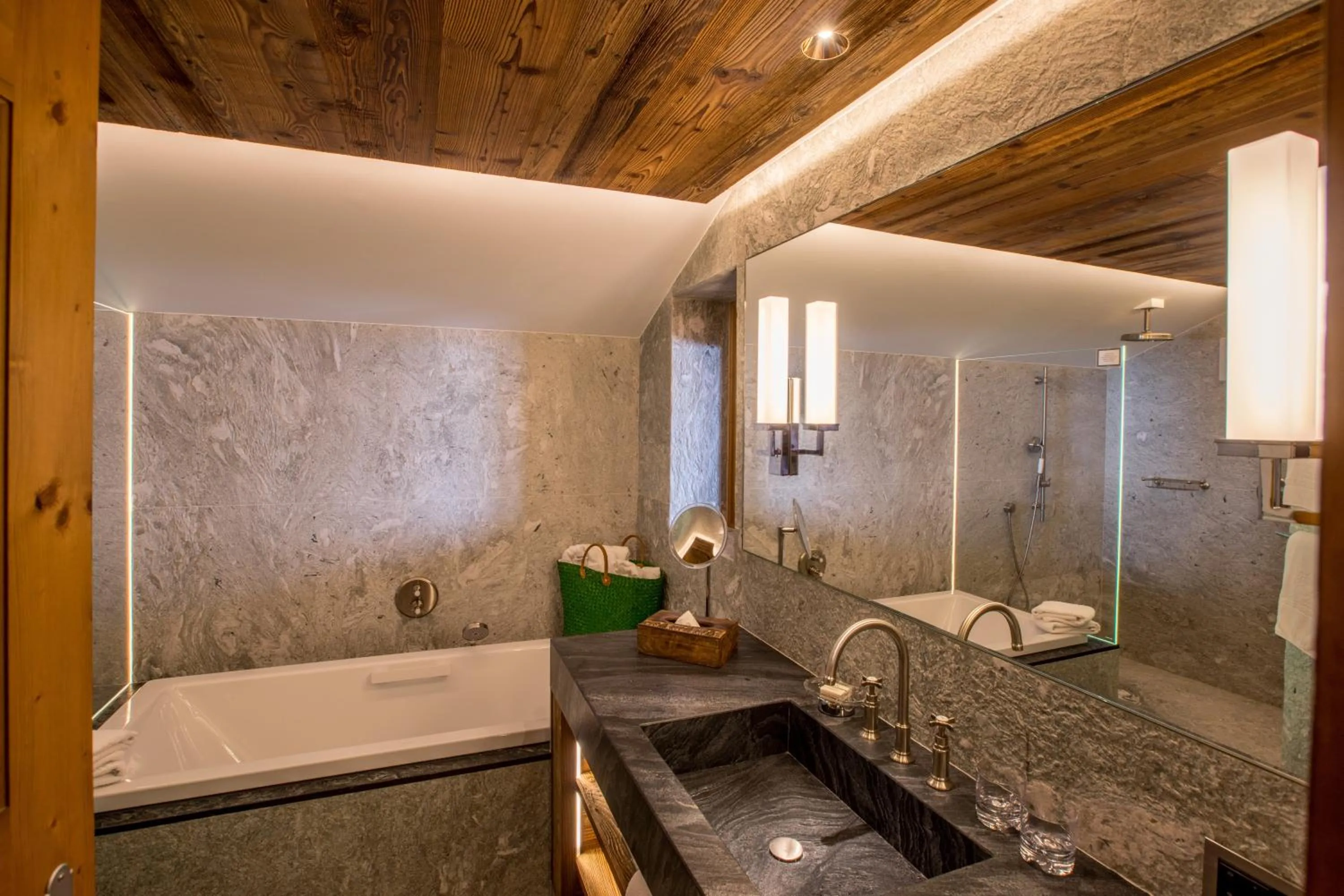 Bathroom in Riffelalp Resort 2222m Ski-in & Ski-out