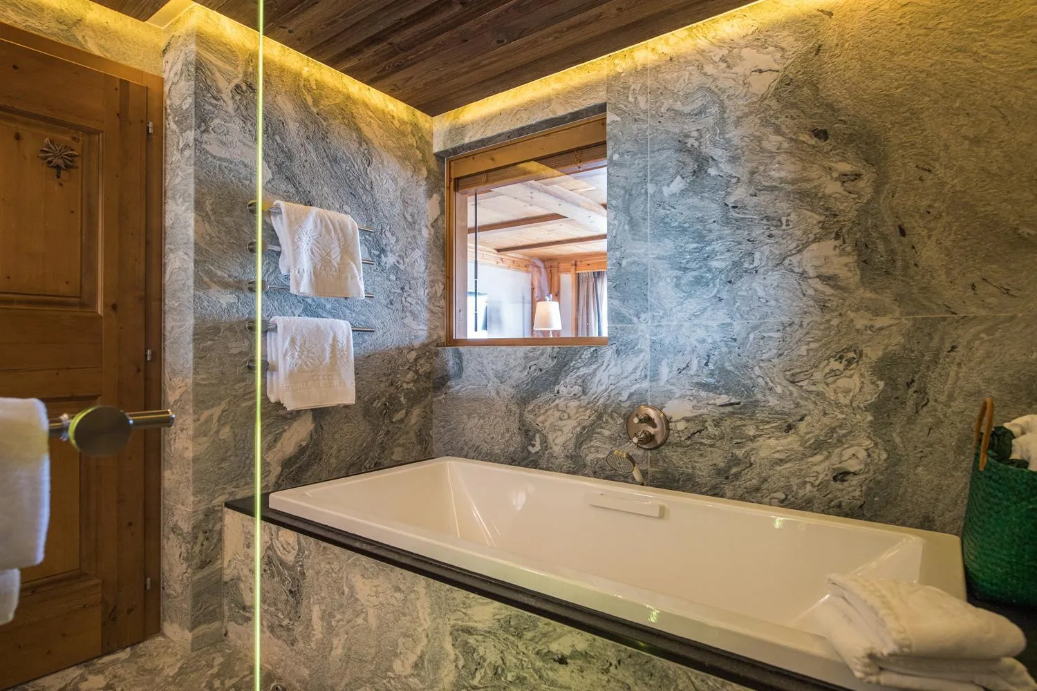 Bathroom in Riffelalp Resort 2222m Ski-in & Ski-out