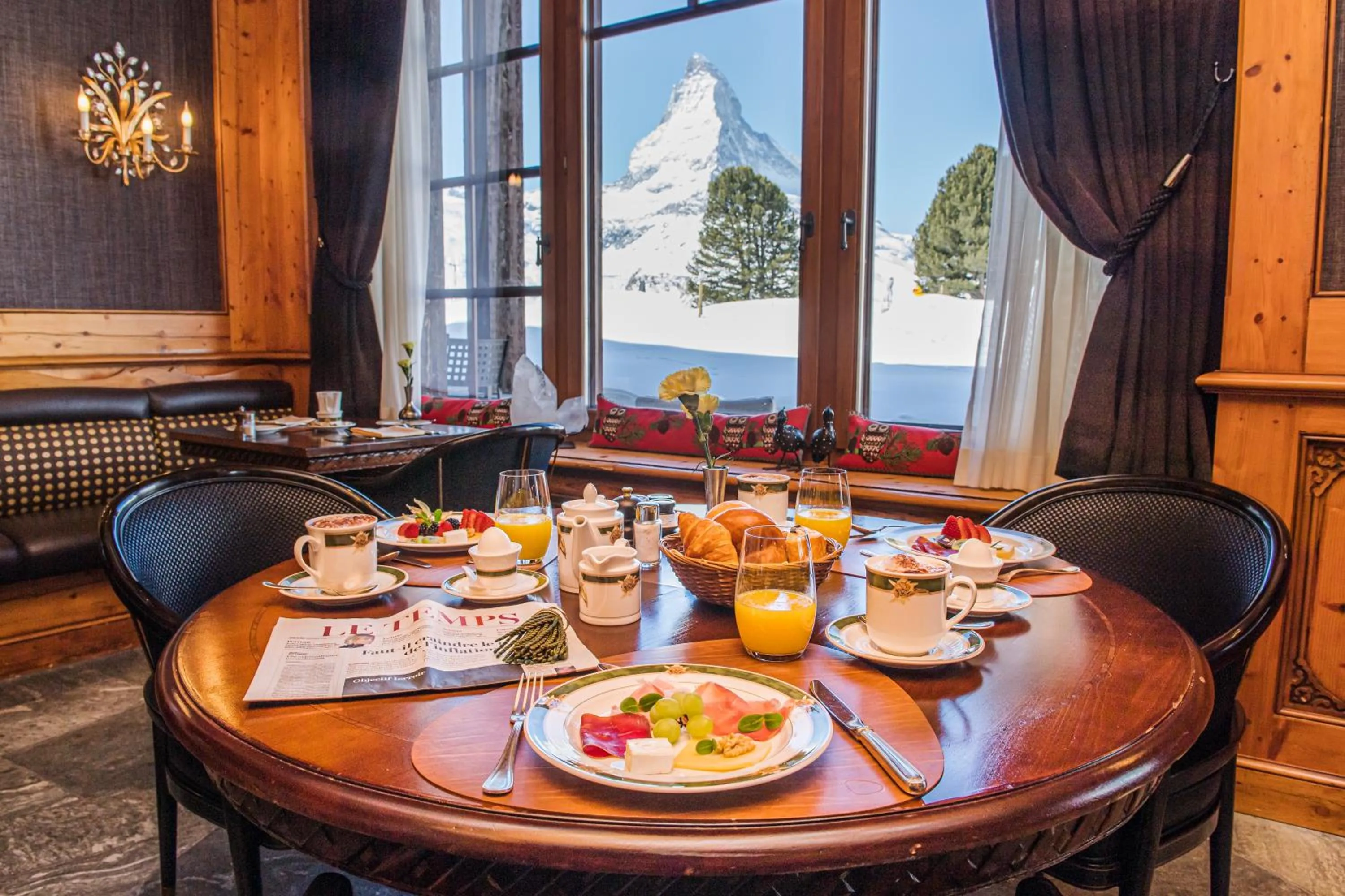 Restaurant/places to eat in Riffelalp Resort 2222m Ski-in & Ski-out