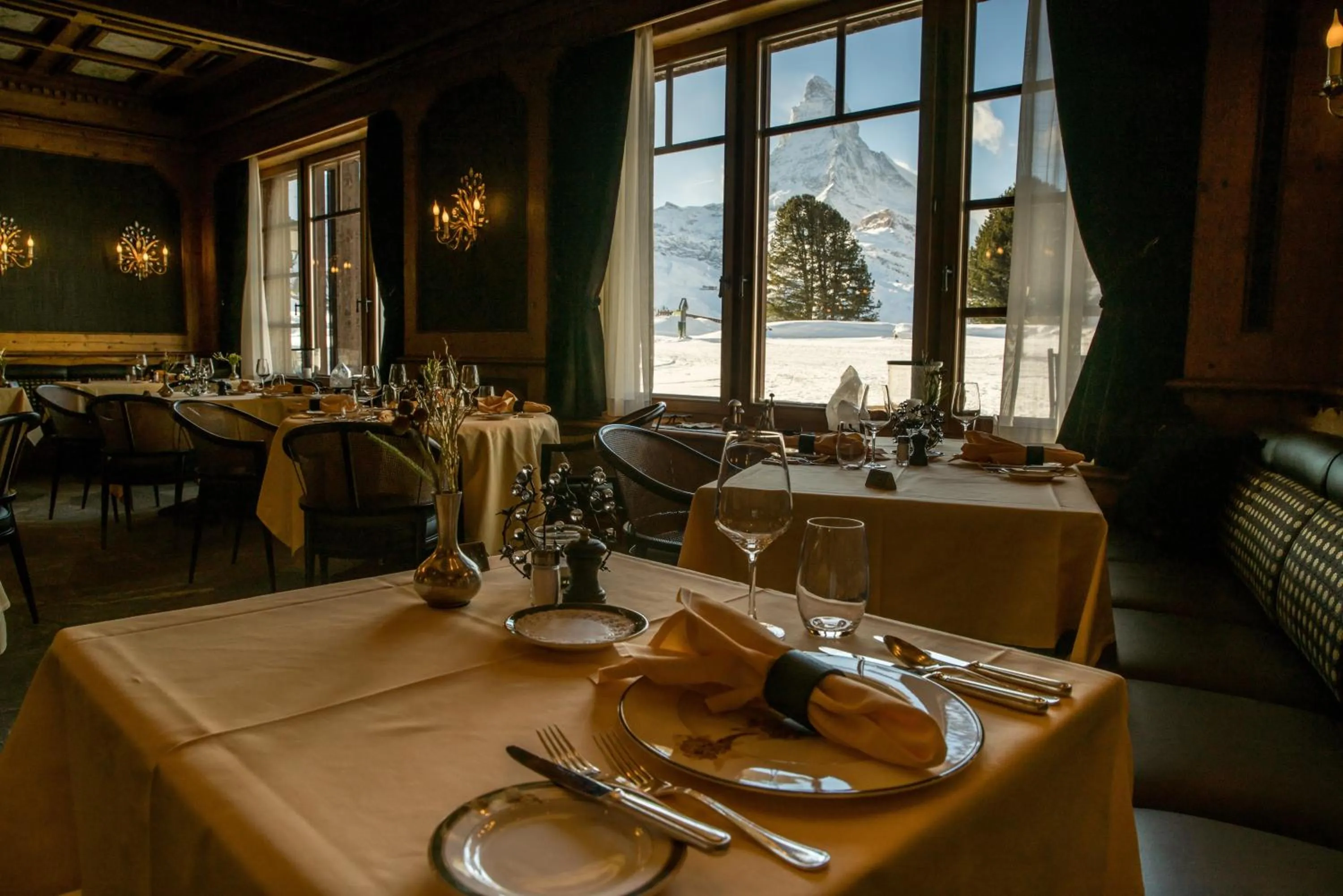 Restaurant/places to eat in Riffelalp Resort 2222m Ski-in & Ski-out