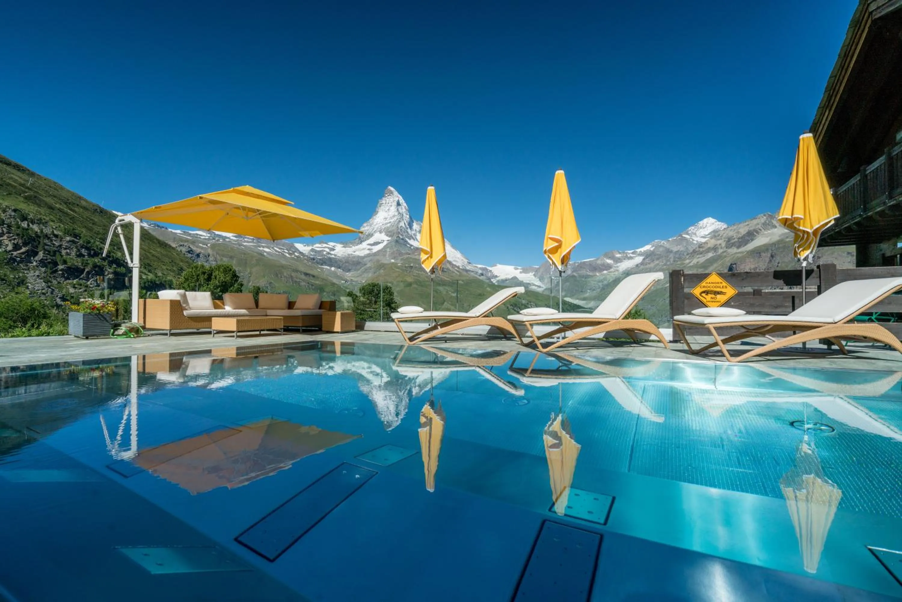 Swimming pool in Riffelalp Resort 2222m Ski-in & Ski-out