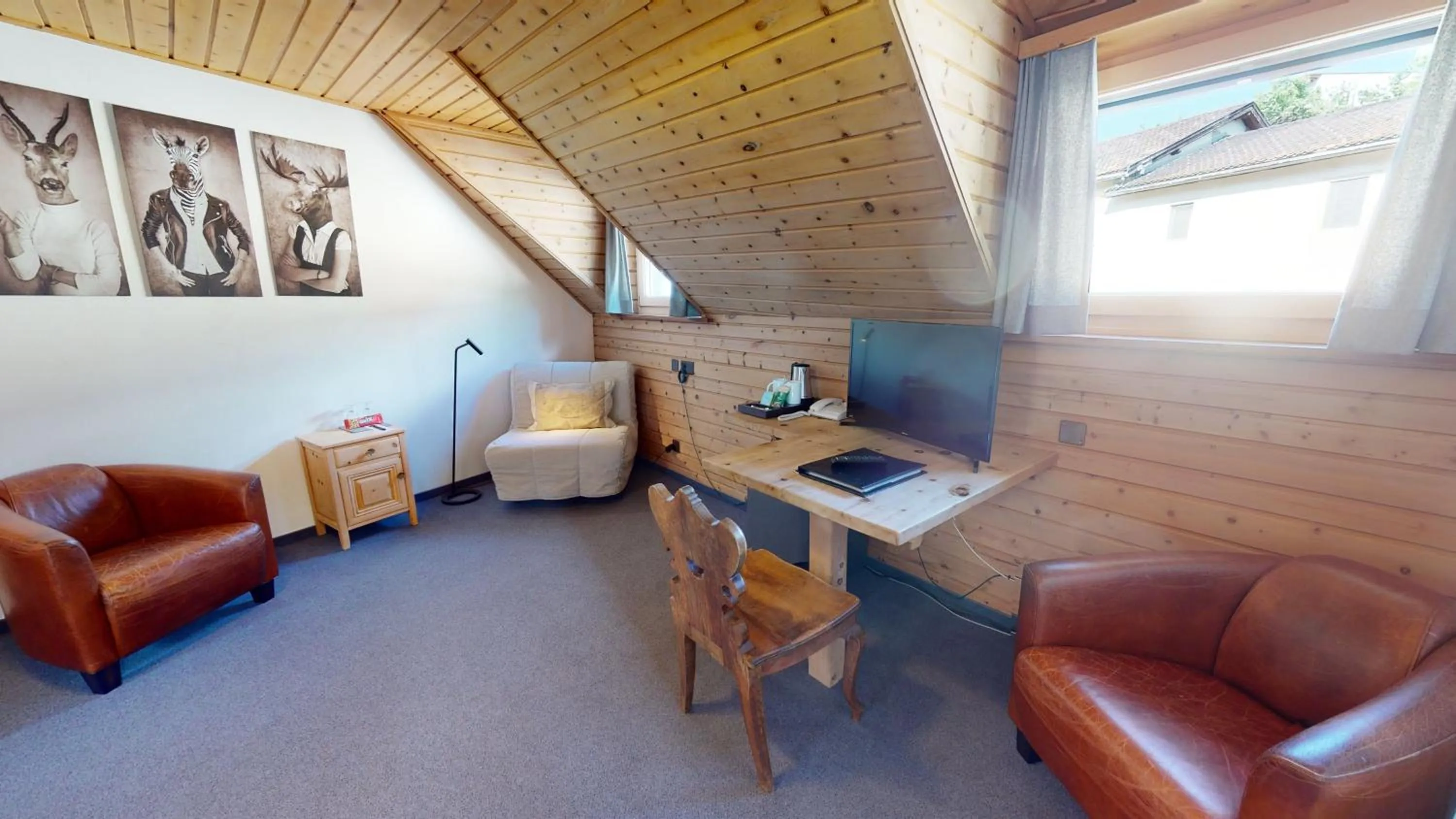 Seating area in Hotel Traube