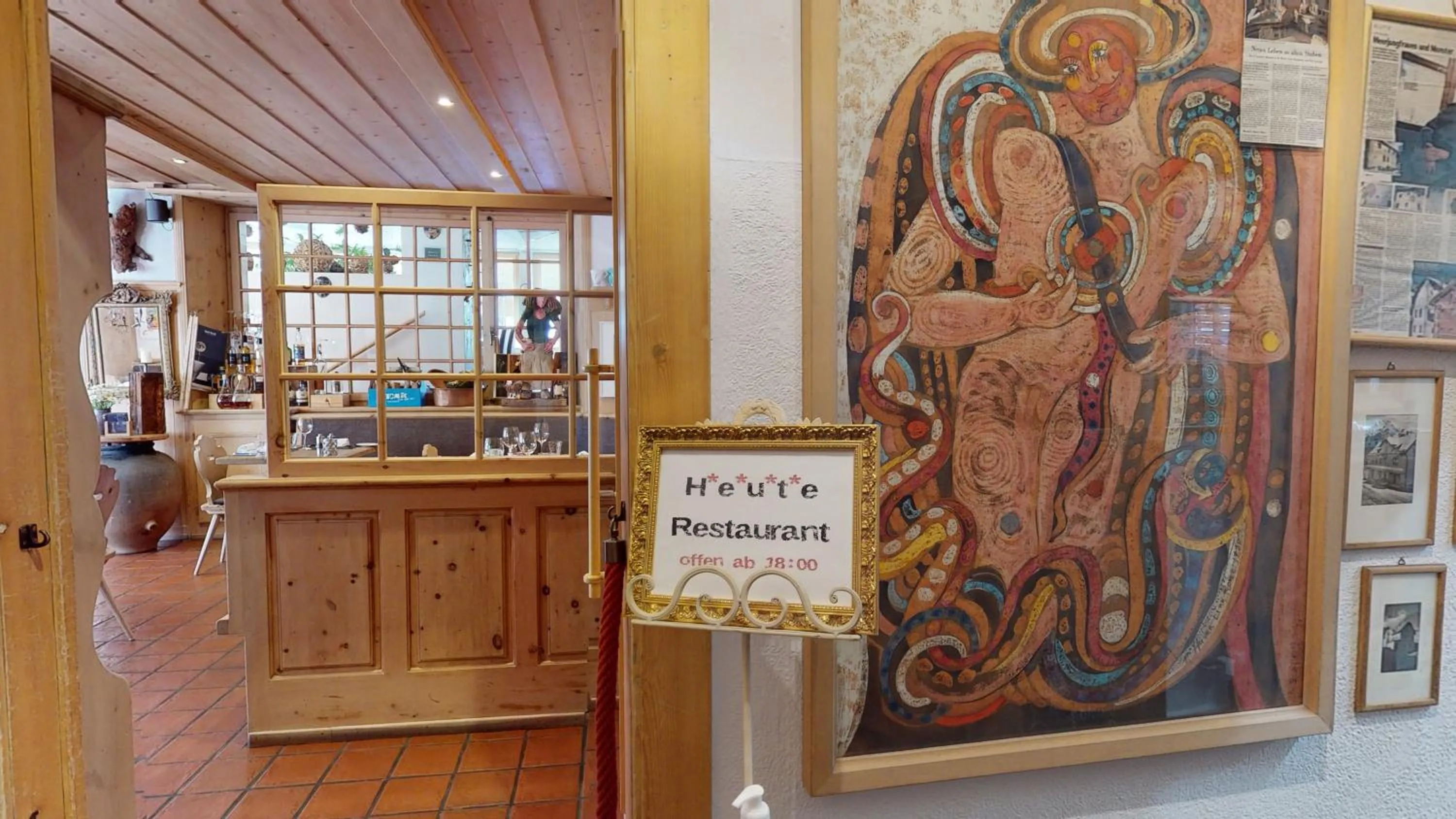 Restaurant/places to eat in Hotel Traube