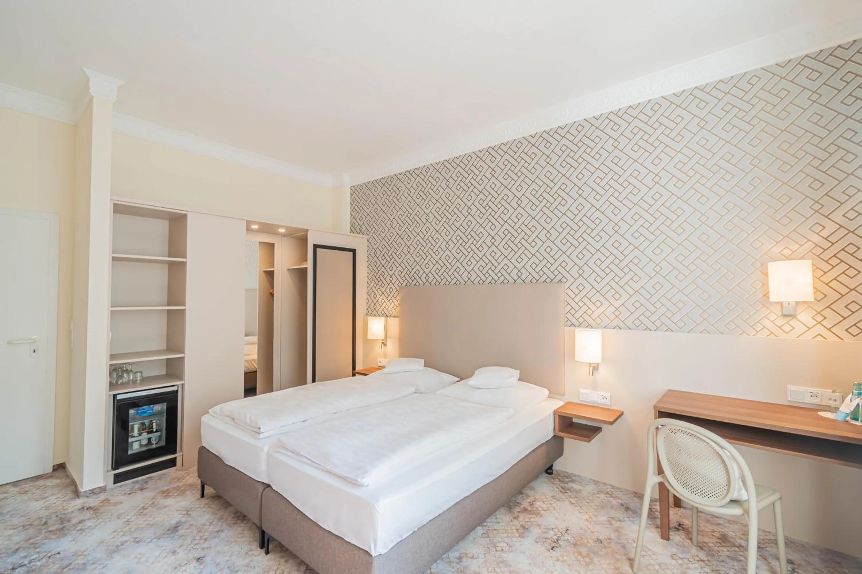 Bed in Hotel Villa am Kurpark