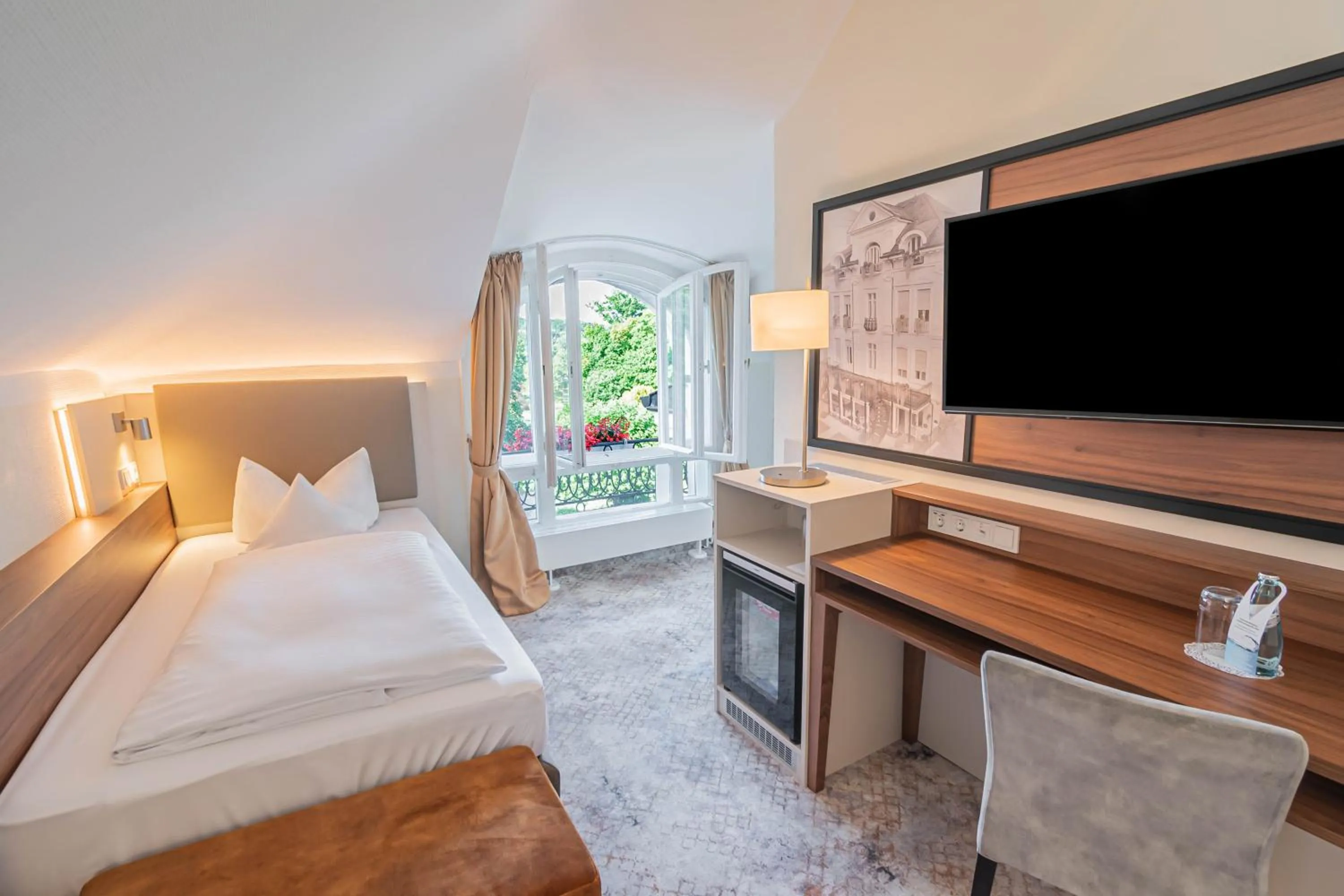 Bed in Hotel Villa am Kurpark