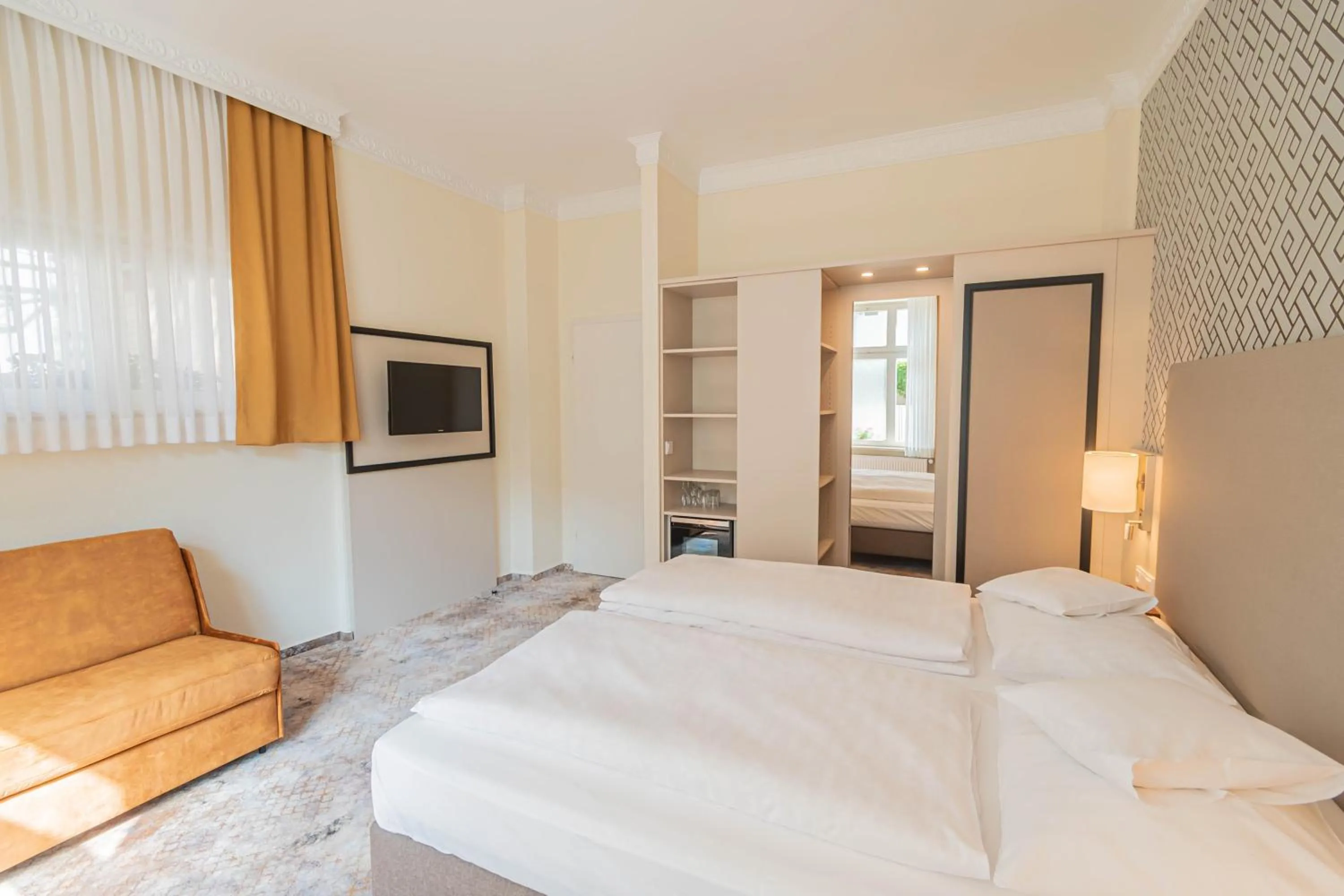 Bed in Hotel Villa am Kurpark