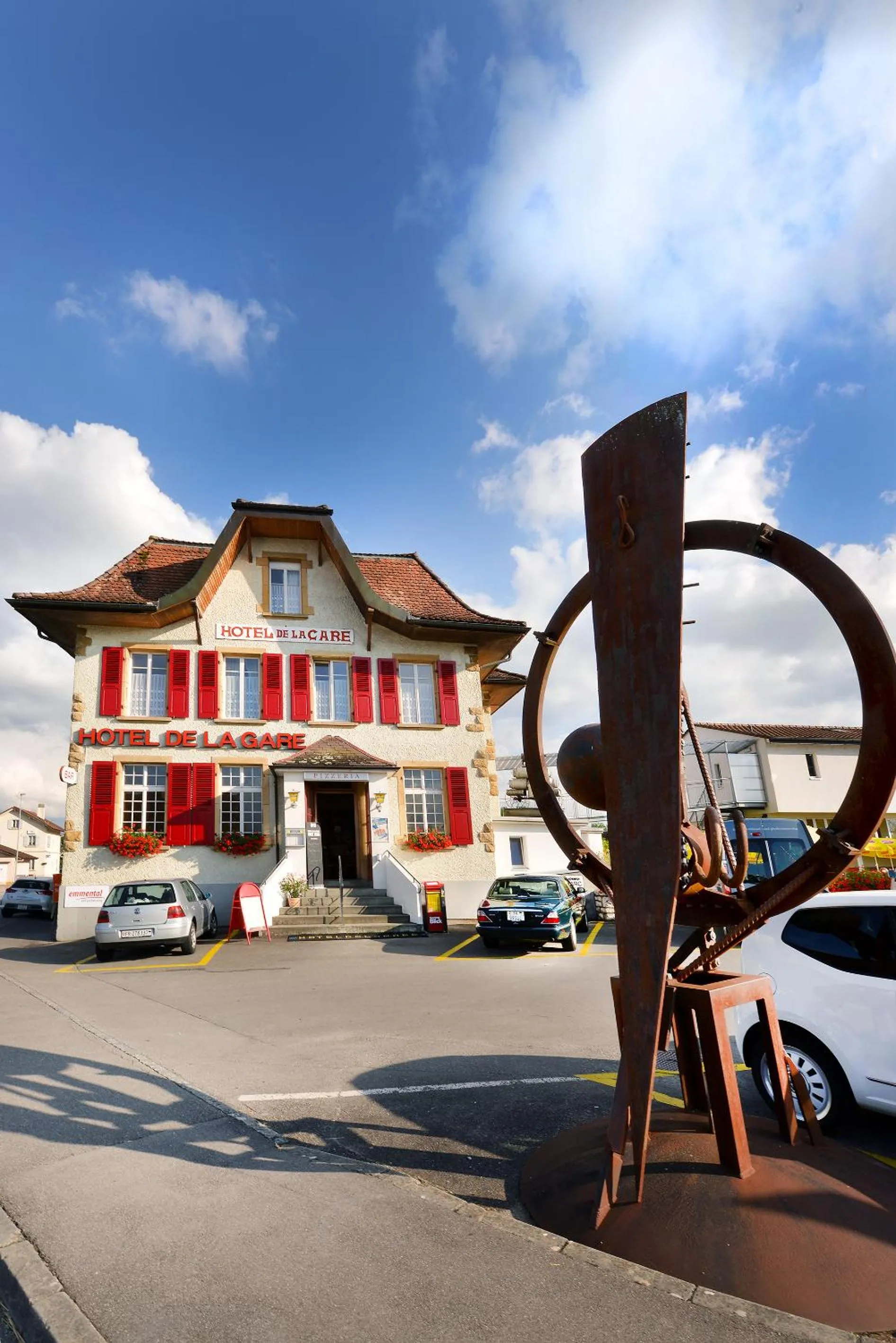 Off site in Hotel de la Gare