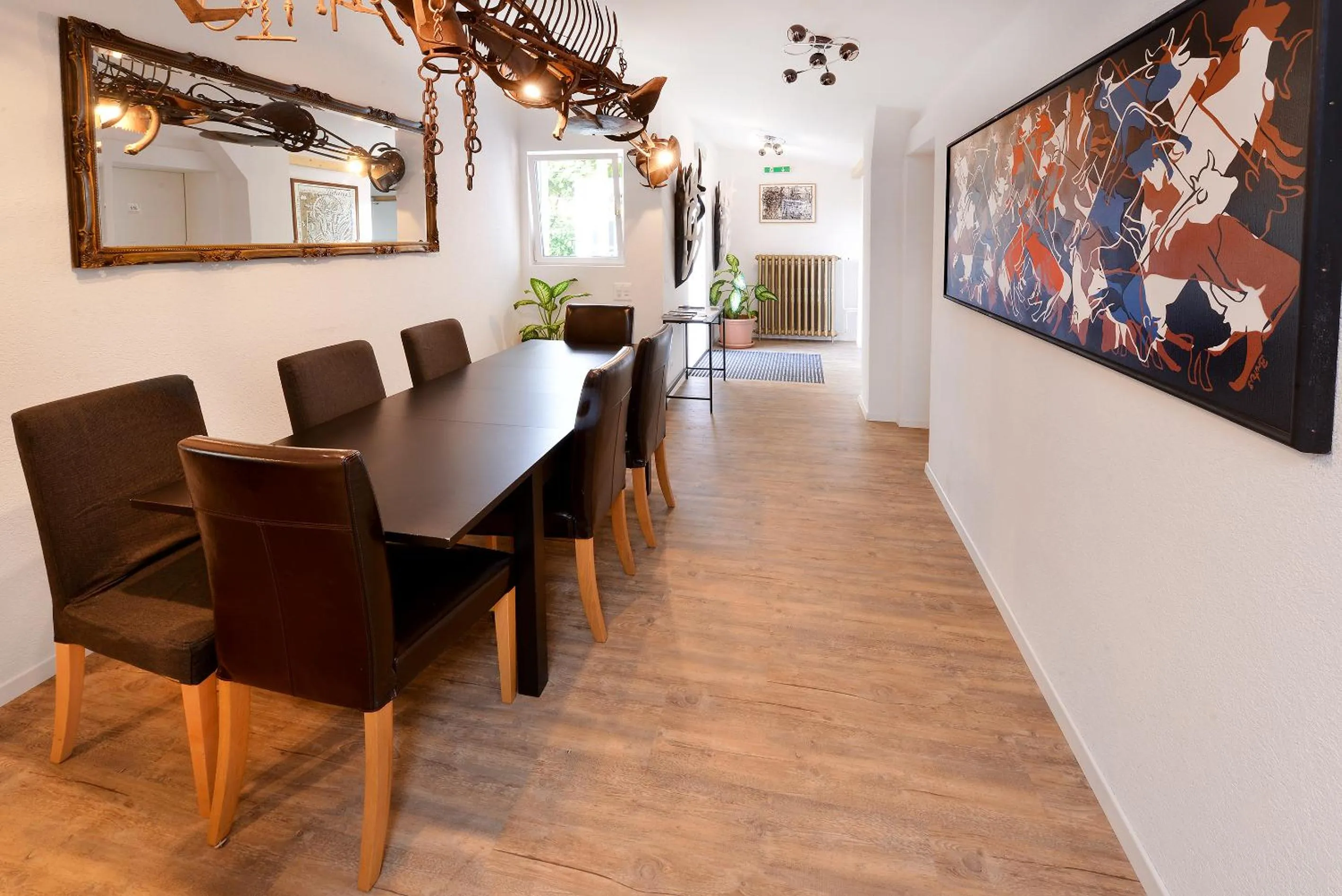 Lobby or reception in Hotel de la Gare