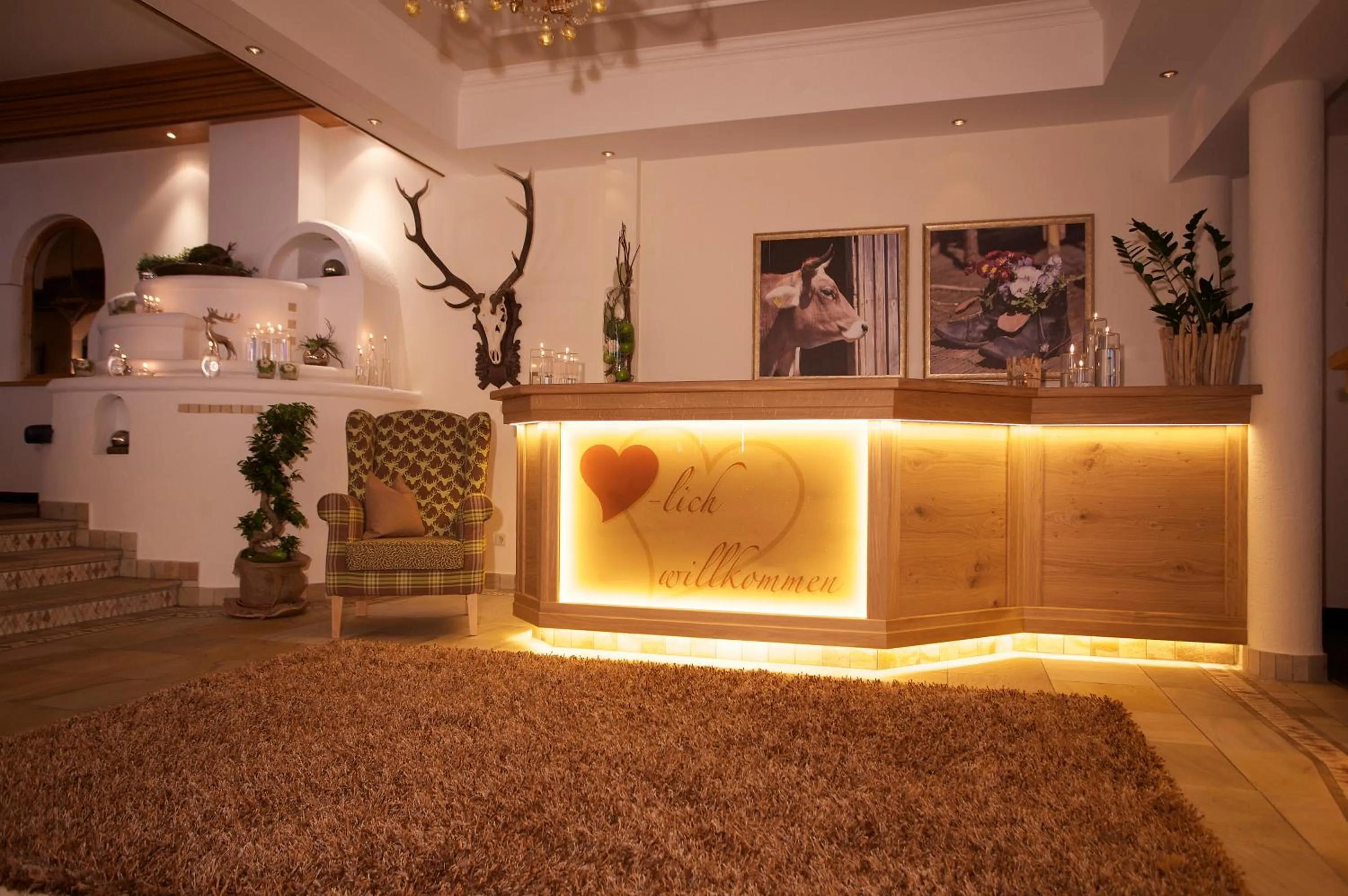 Lobby or reception in Hotel DreiSonnen