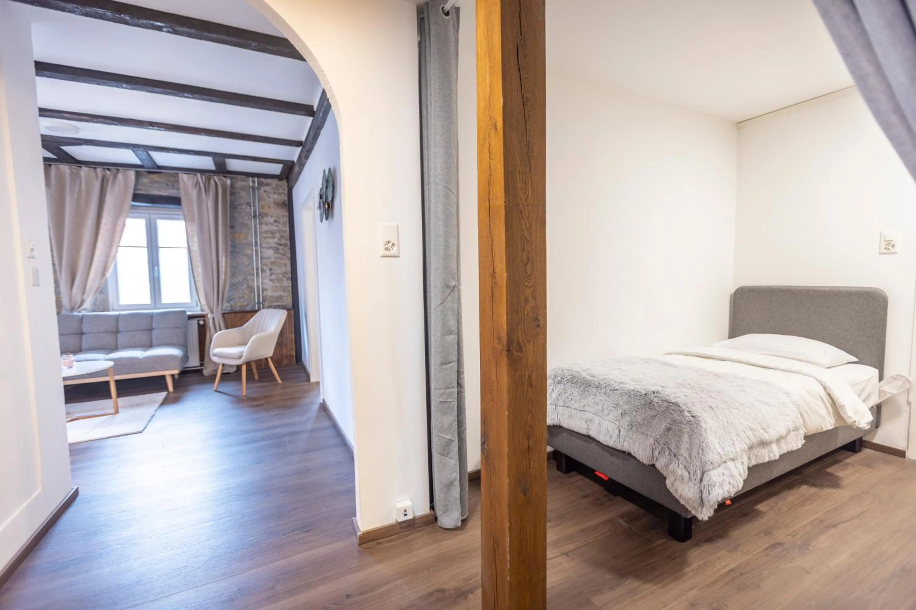 Bed in Hotel de France