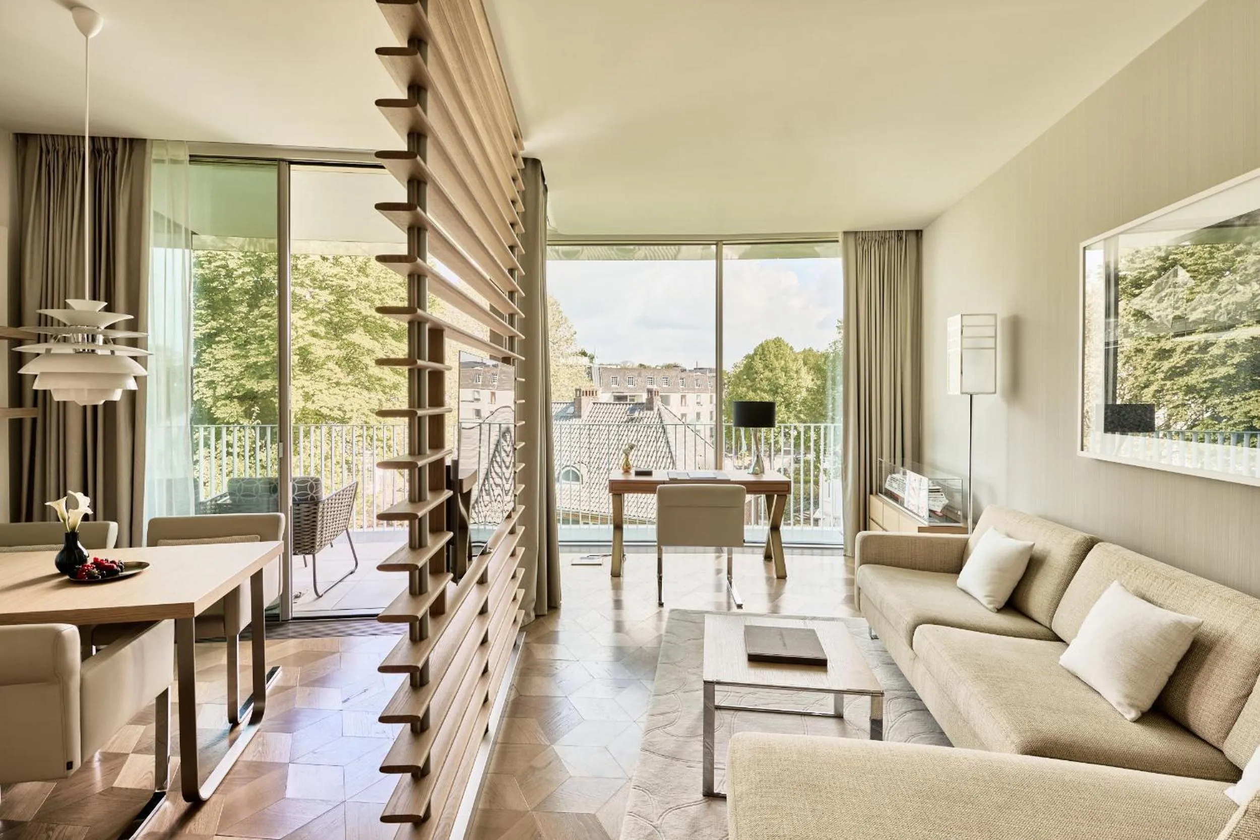 Living room in The Fontenay Hamburg