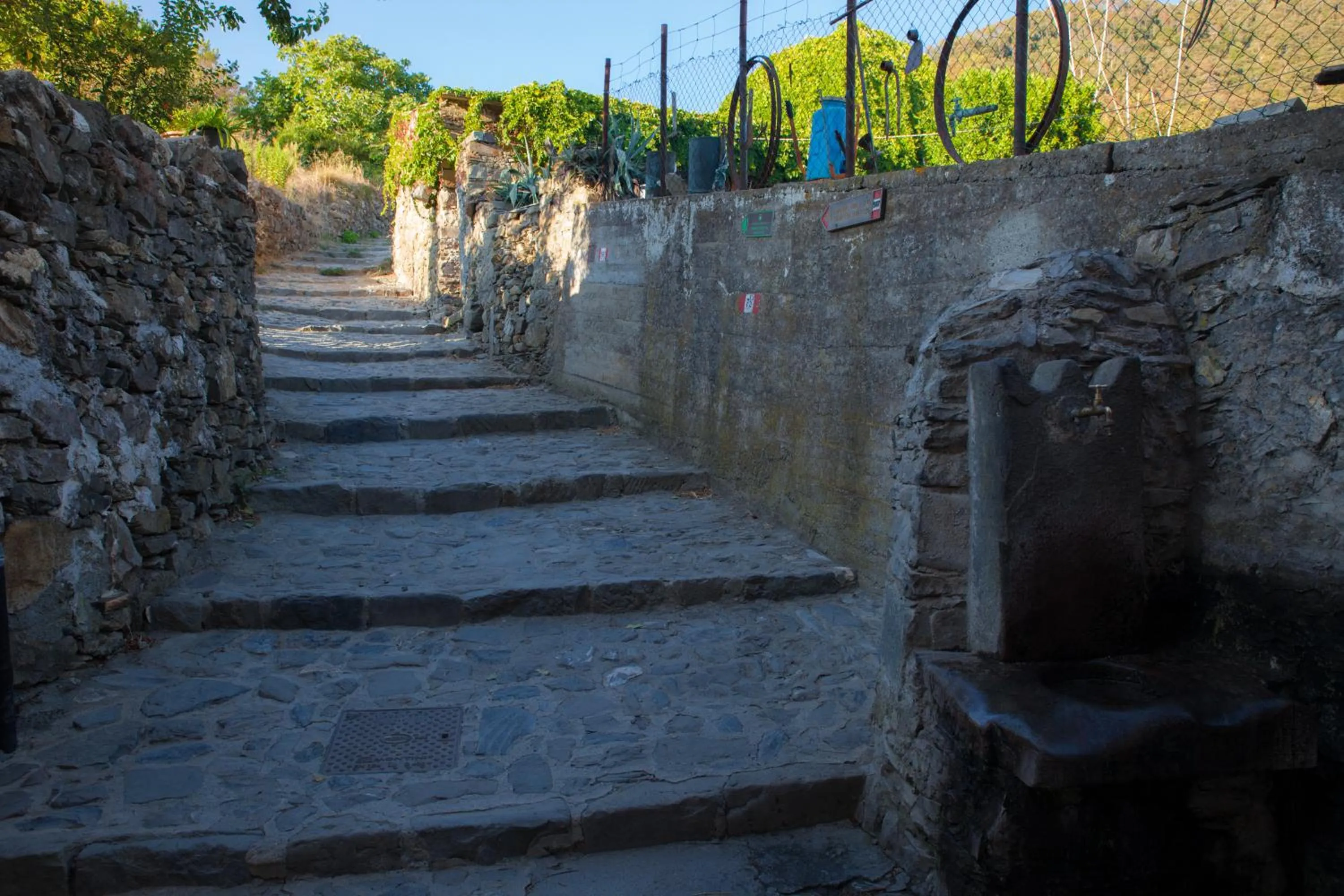 Landmark view in Madüneta 5 Terre