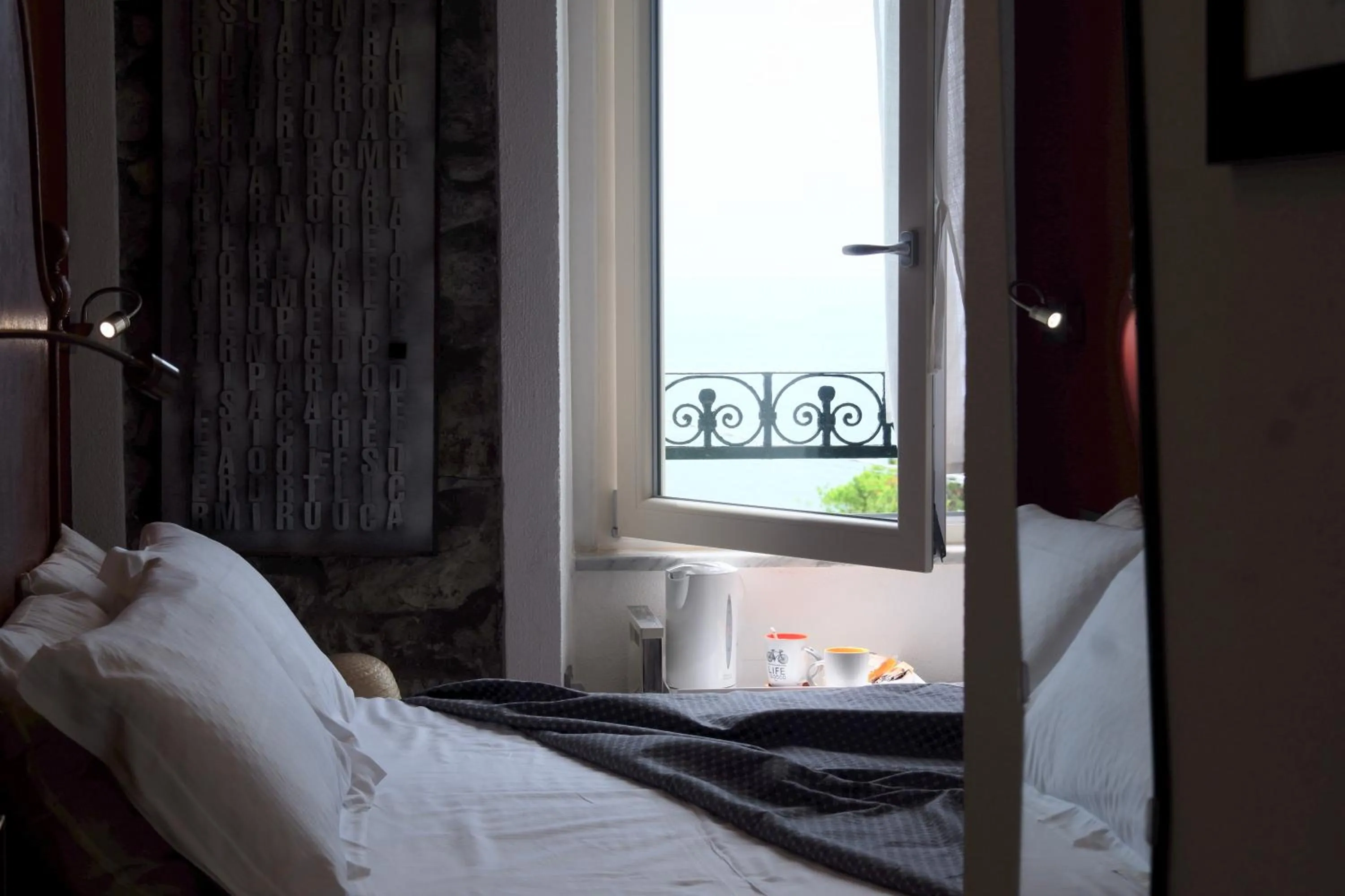 Sea view, Bed in Madüneta 5 Terre