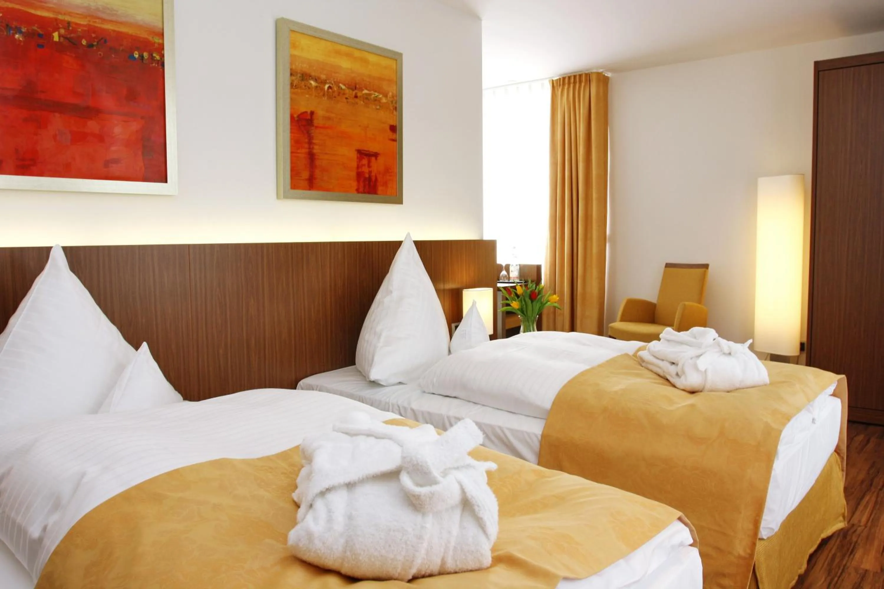 Photo of the whole room, Bed in Hotel Klostergarten