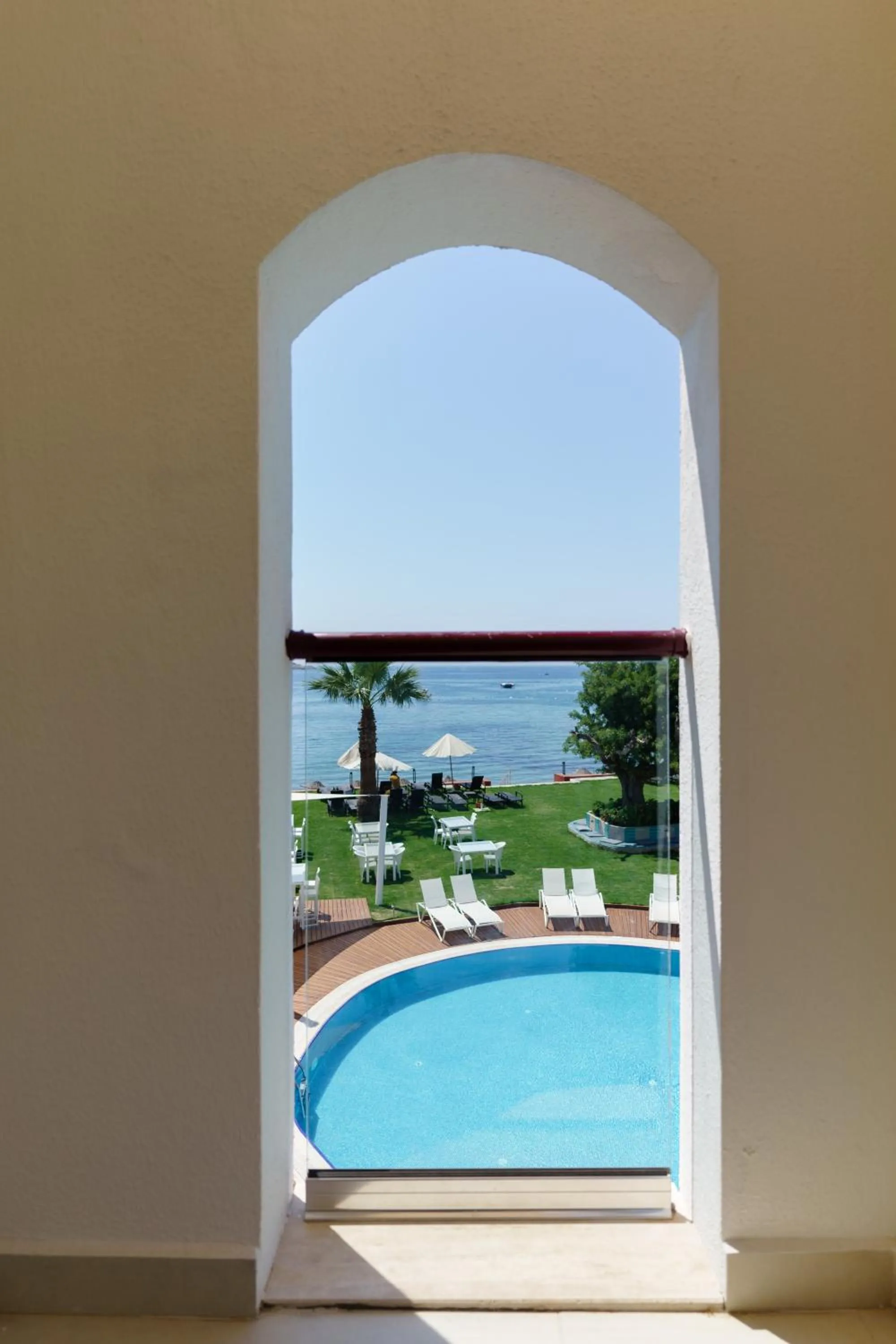 Pool view in Costa Luvi Hotel Bodrum - All Inclusive