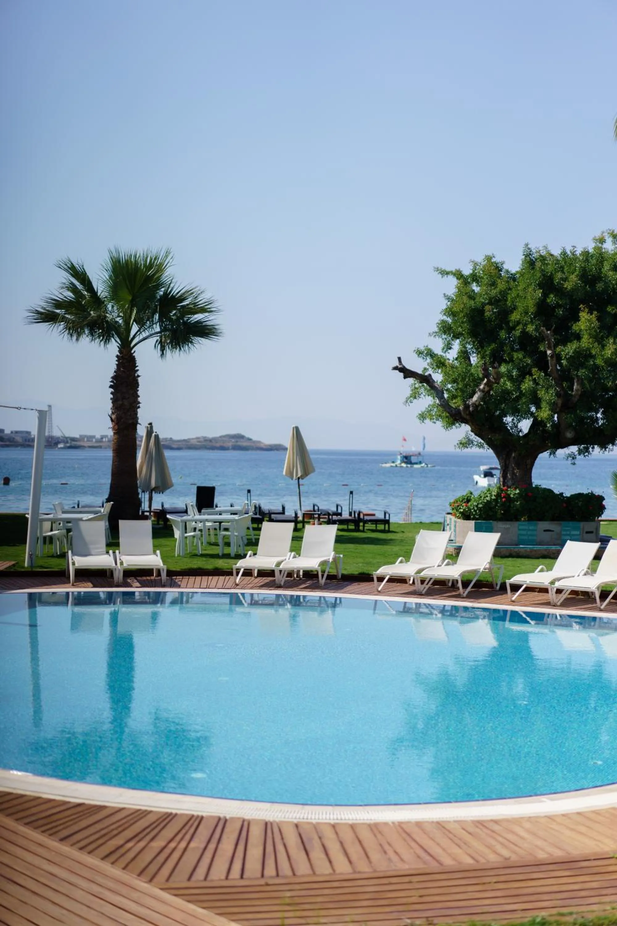 Pool view in Costa Luvi Hotel Bodrum - All Inclusive