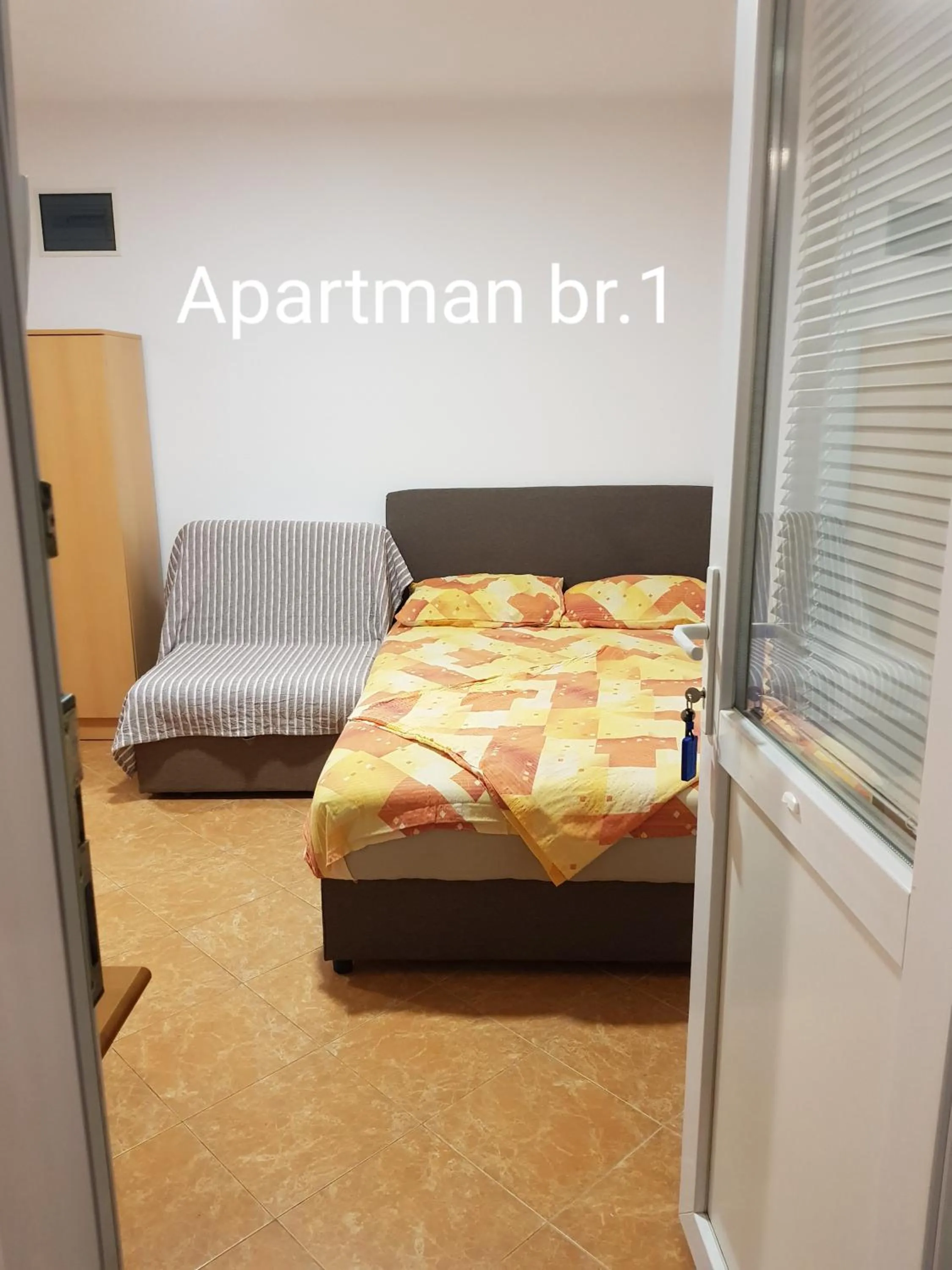 Bed in Apartmani Nikmil Bar- Šusanj