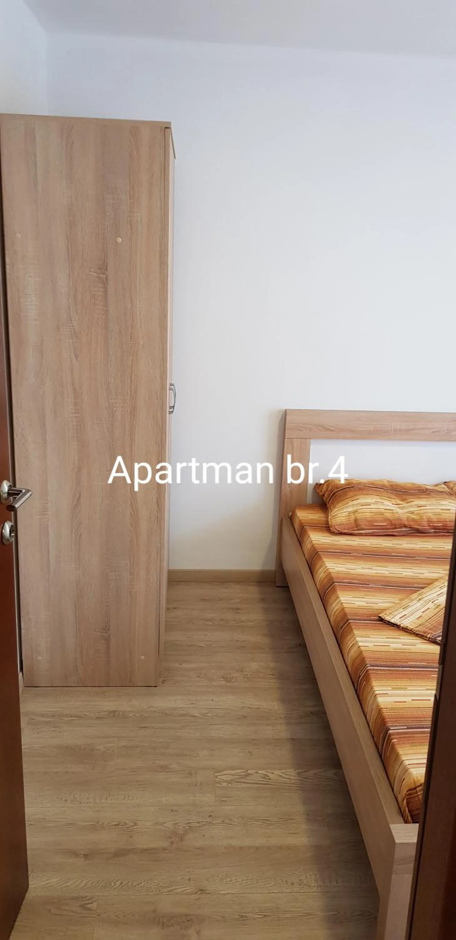 Bed in Apartmani Nikmil Bar- Šusanj