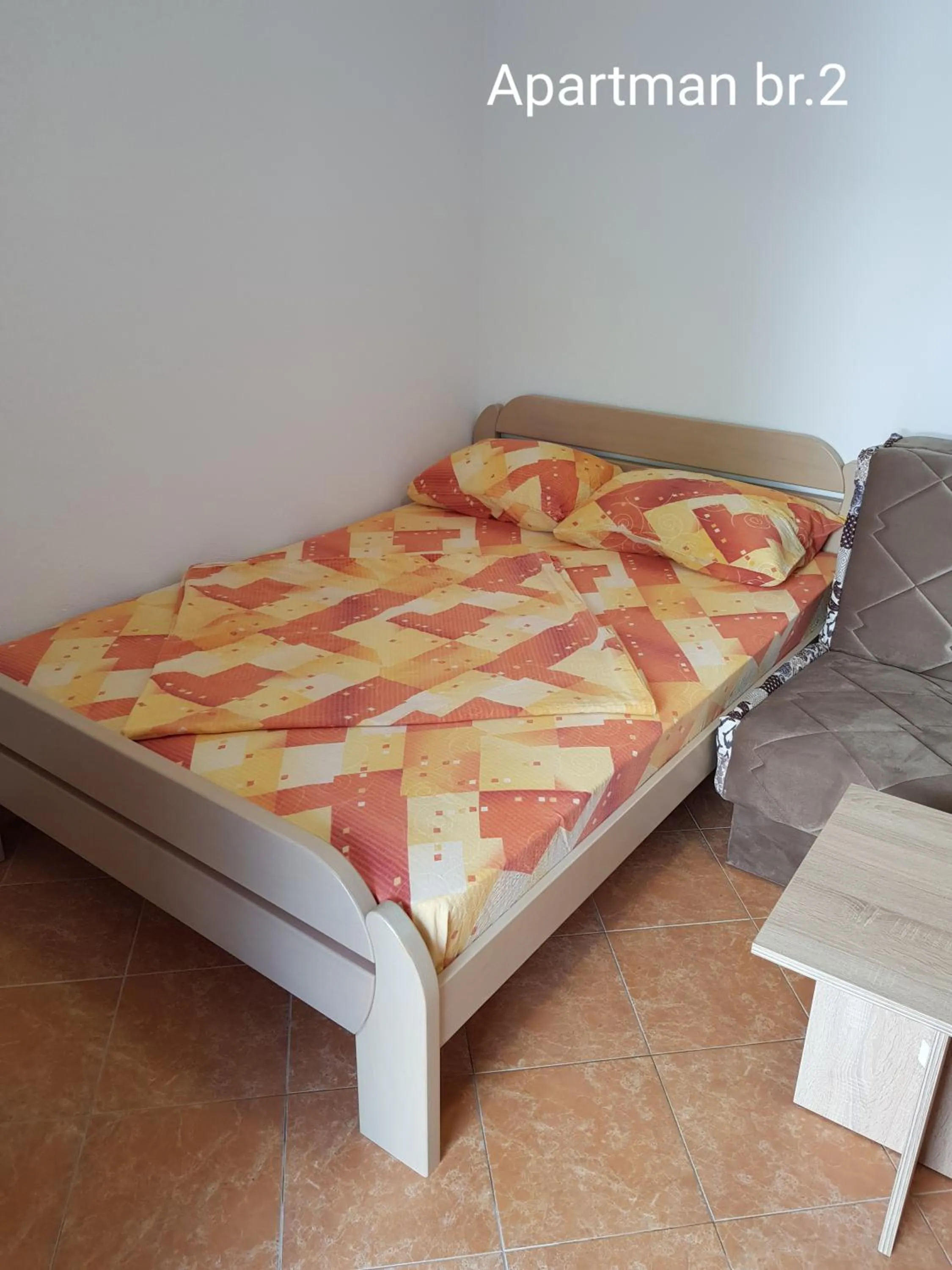 Bed in Apartmani Nikmil Bar- Šusanj