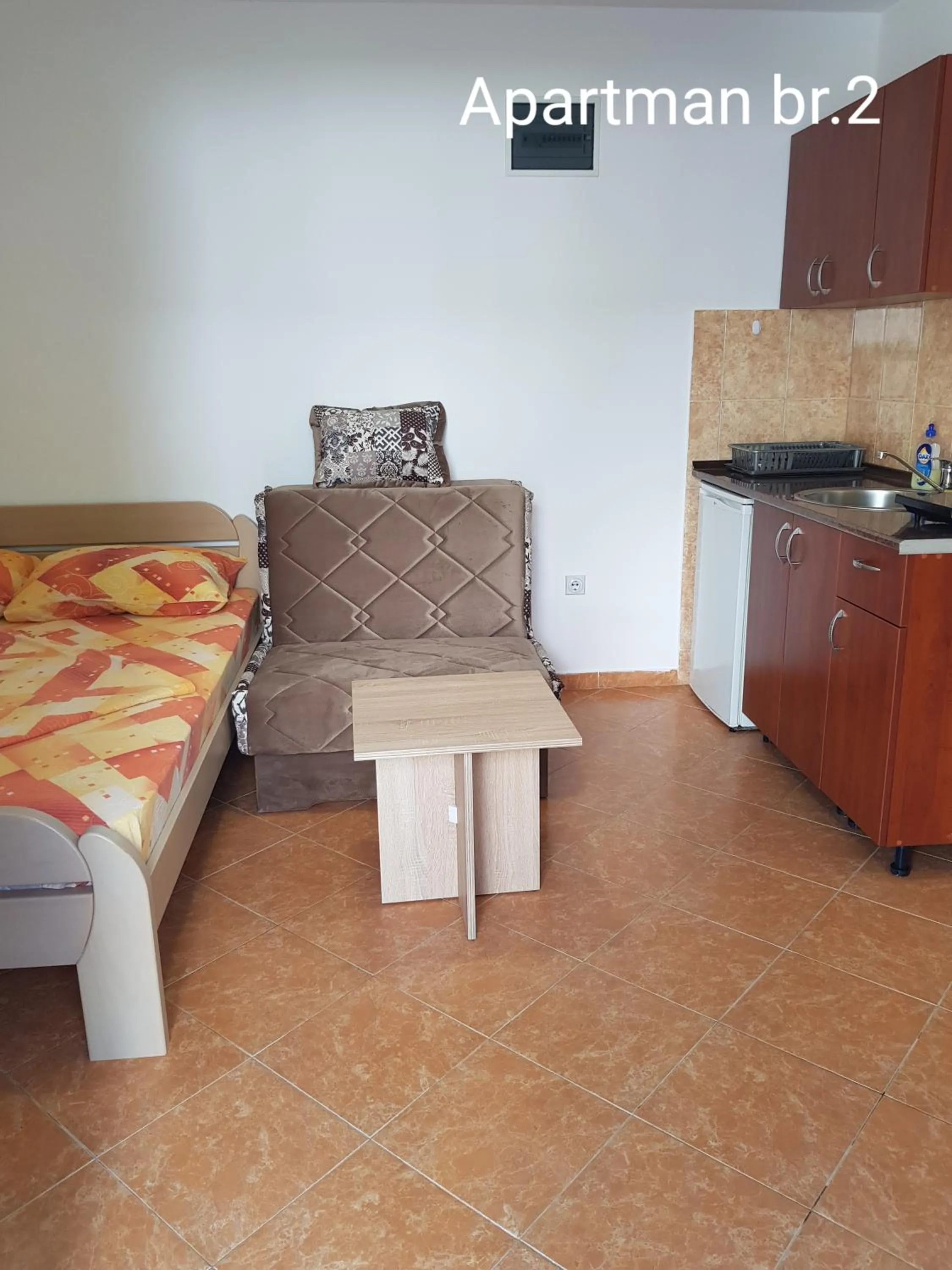 Bed in Apartmani Nikmil Bar- Šusanj