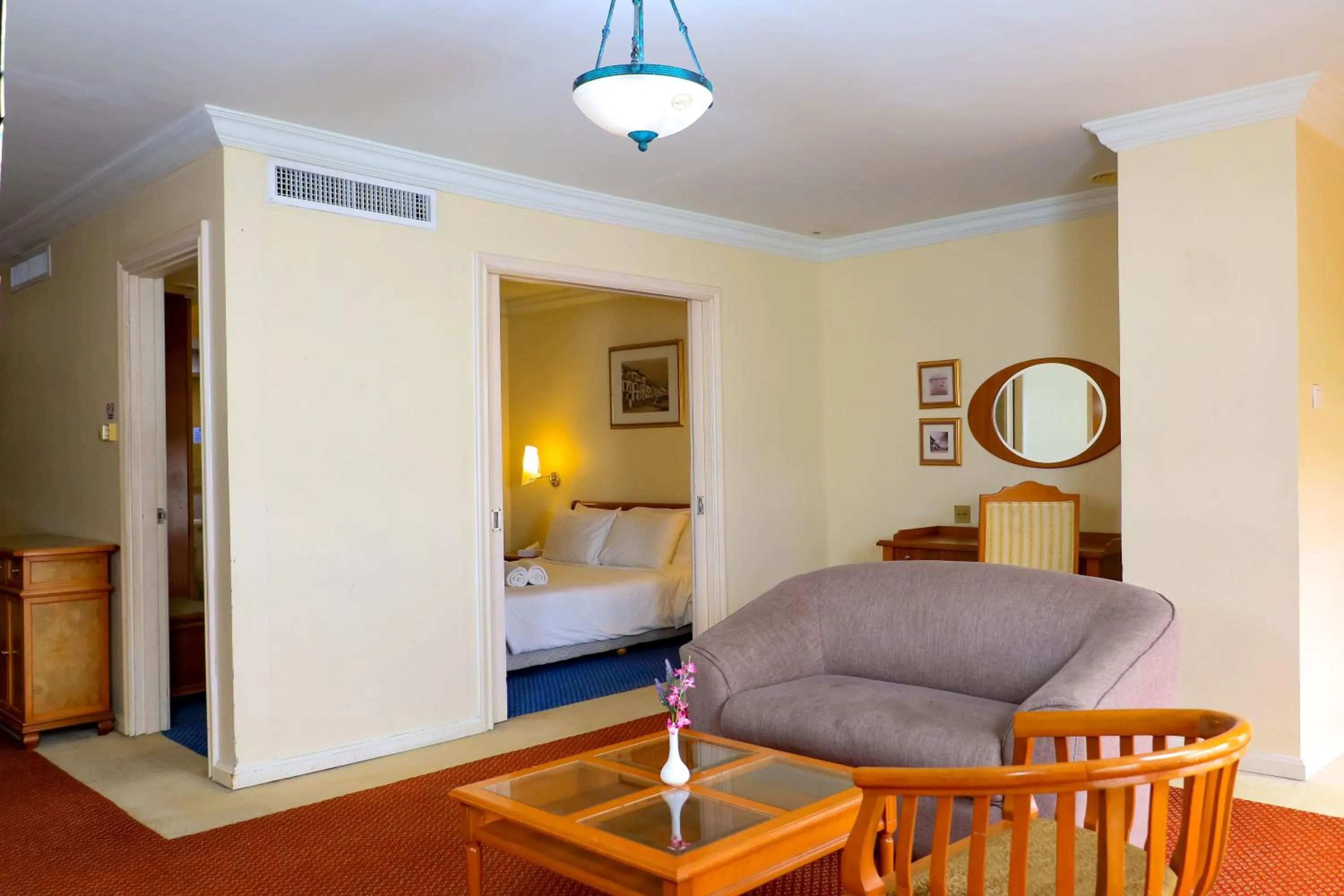 Property building, Bed in Merdeka Palace Hotel & Suites