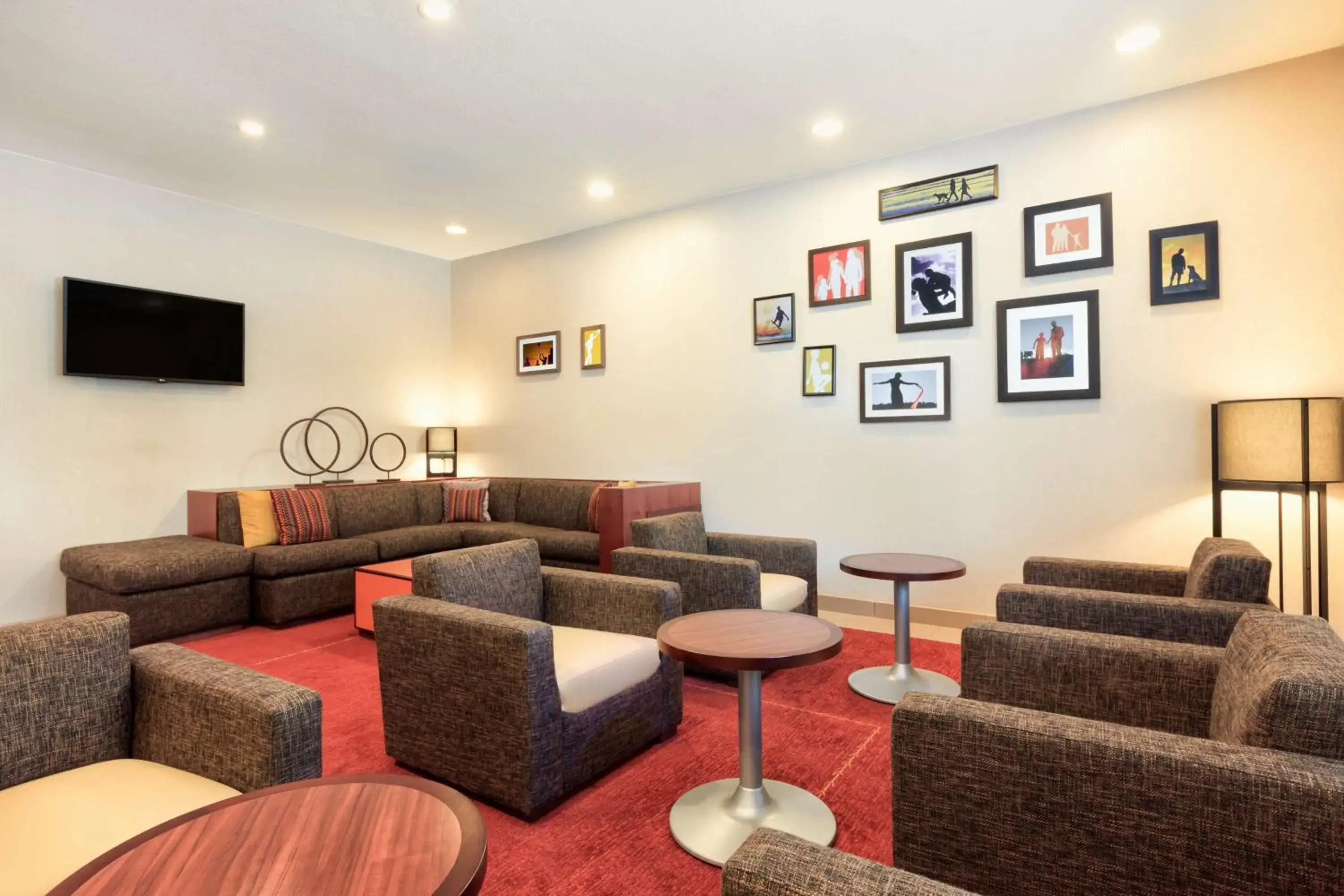 Lobby or reception in Hyatt House Houston Galleria Lobby or reception in Hyatt House Houston Galleria