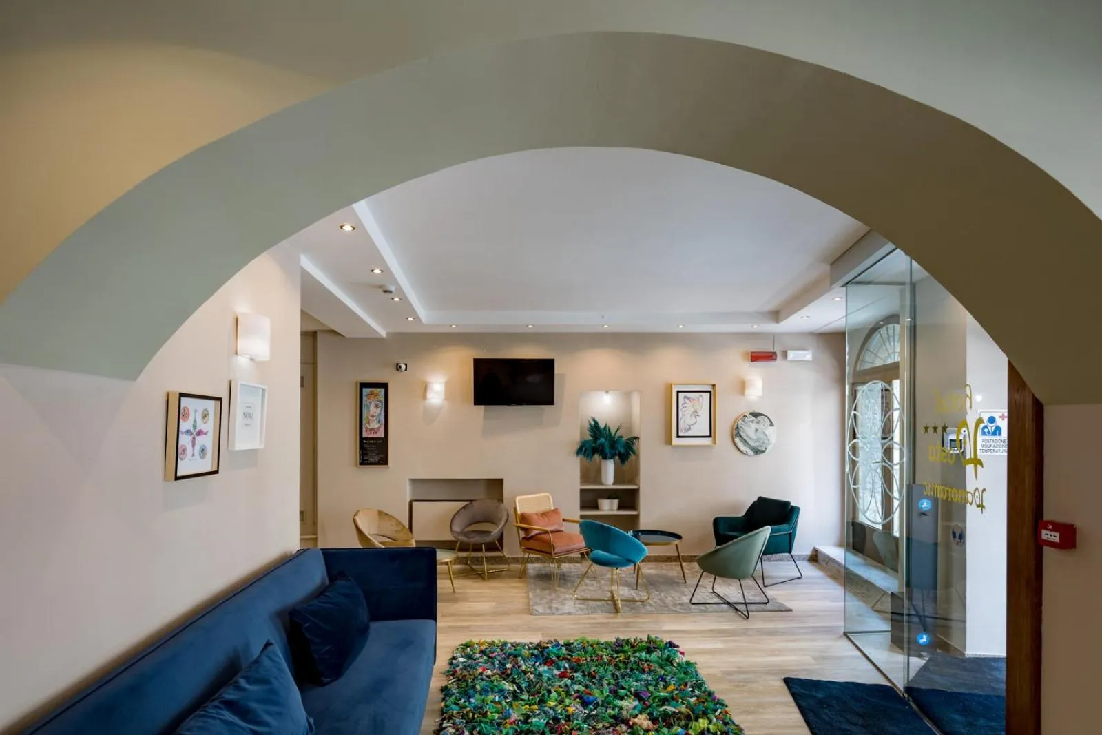 Lobby or reception in Hotel Posta Panoramic Assisi