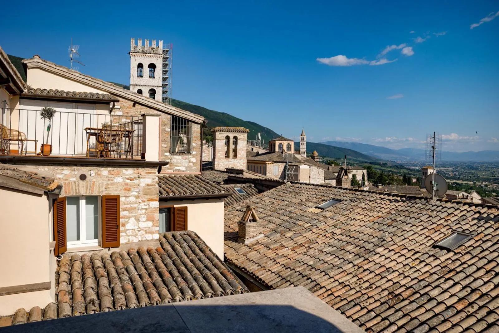 City view in Hotel Posta Panoramic Assisi