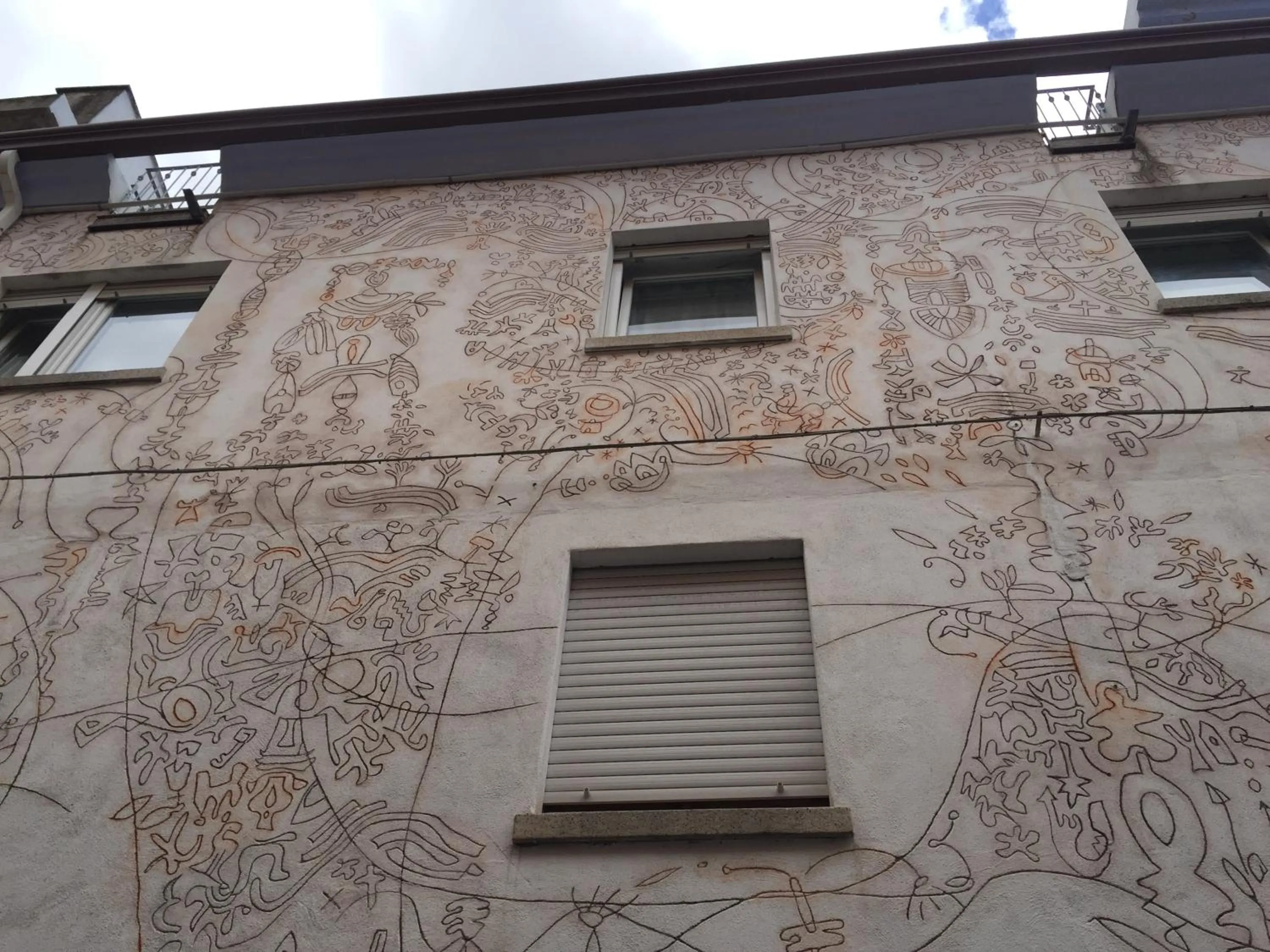 Property building in Graffiti in Barbagia