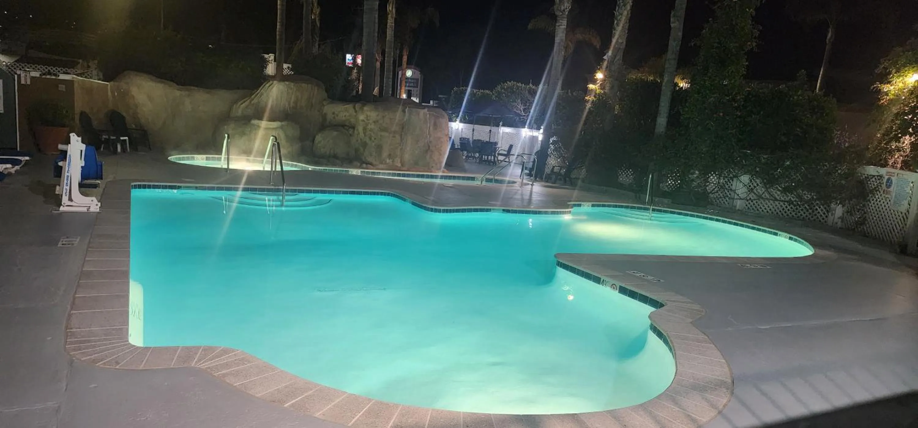 Swimming pool in The Grove at Pismo Beach