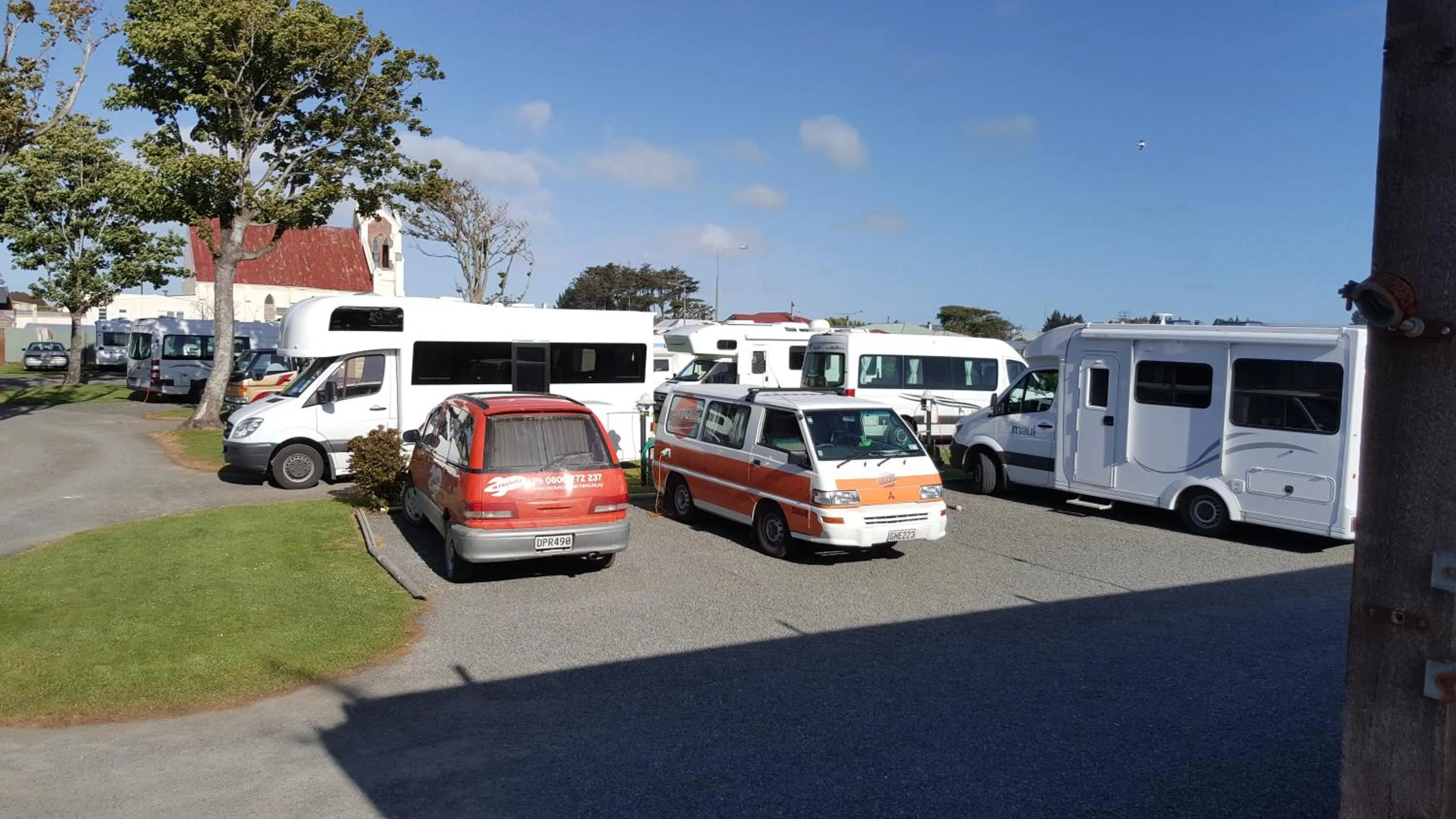 Area and facilities in Central City Camping Park