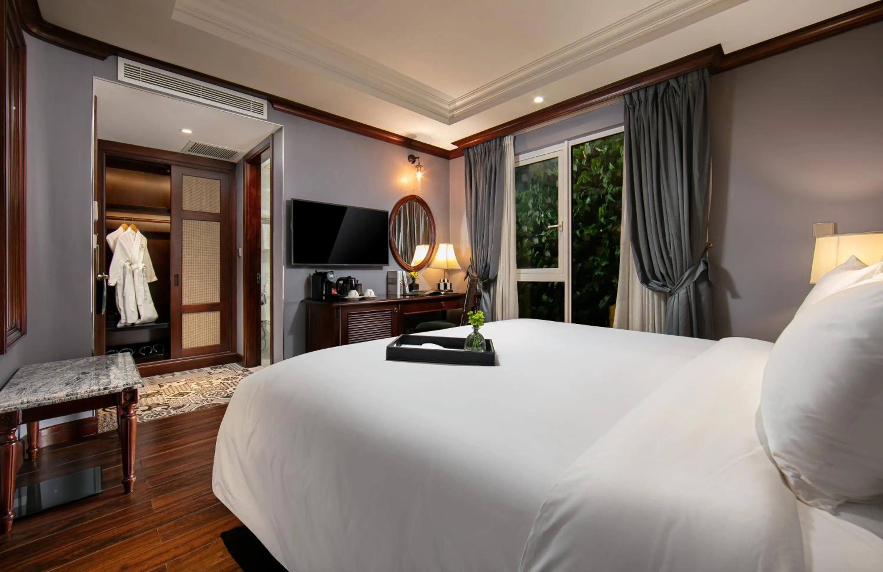 Bed in La Sinfonía Majesty Hotel and Spa