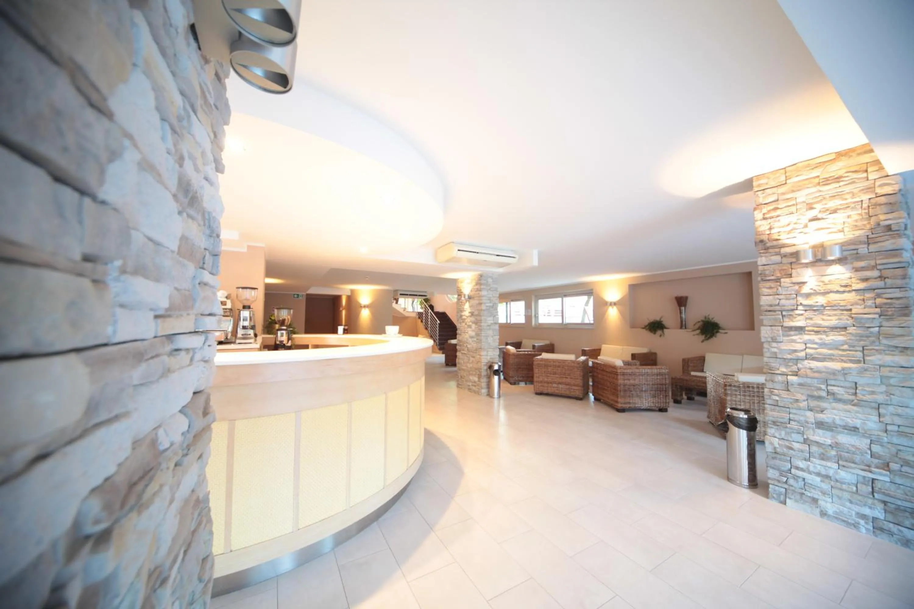 Communal lounge/ TV room in Hotel Corfù