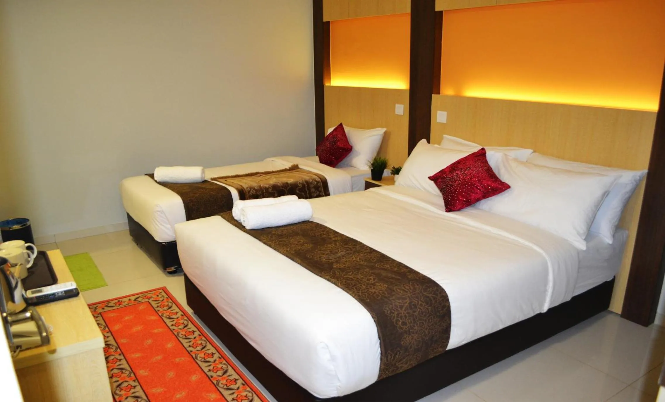 Bed in City Central Hotel