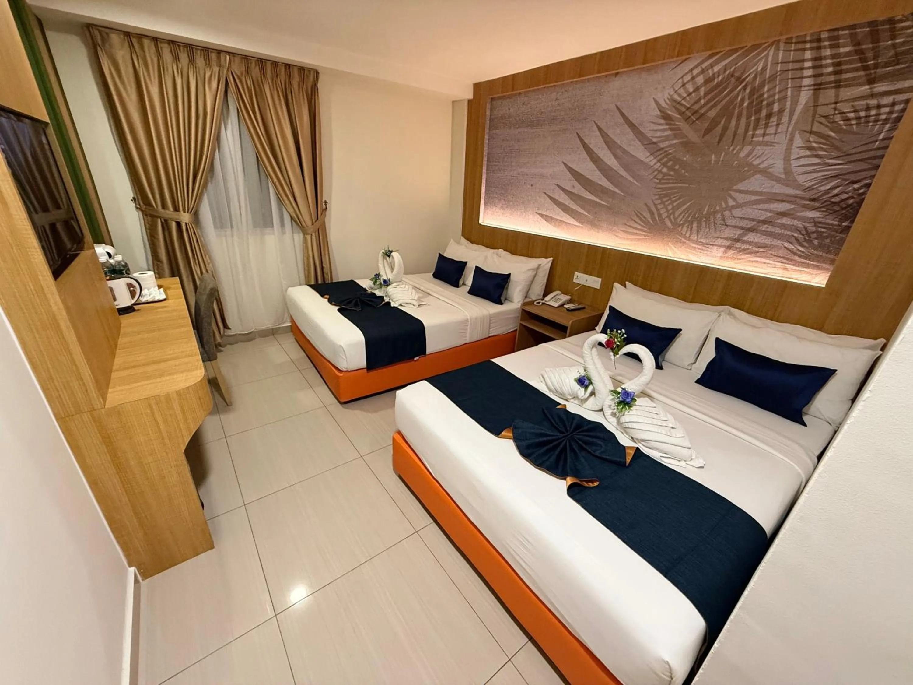 Bed in City Central Hotel