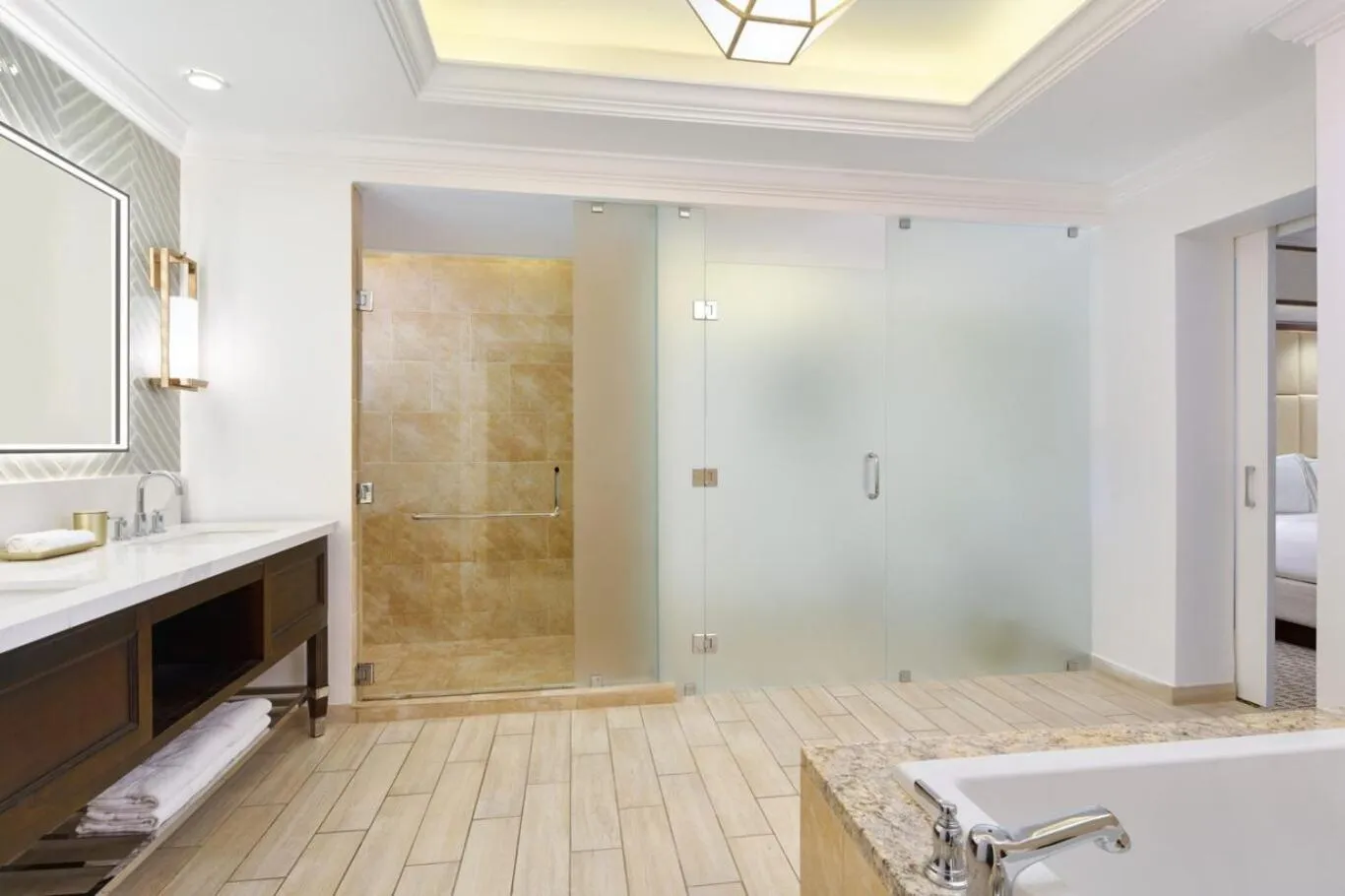 Shower in The Meritage Resort and Spa