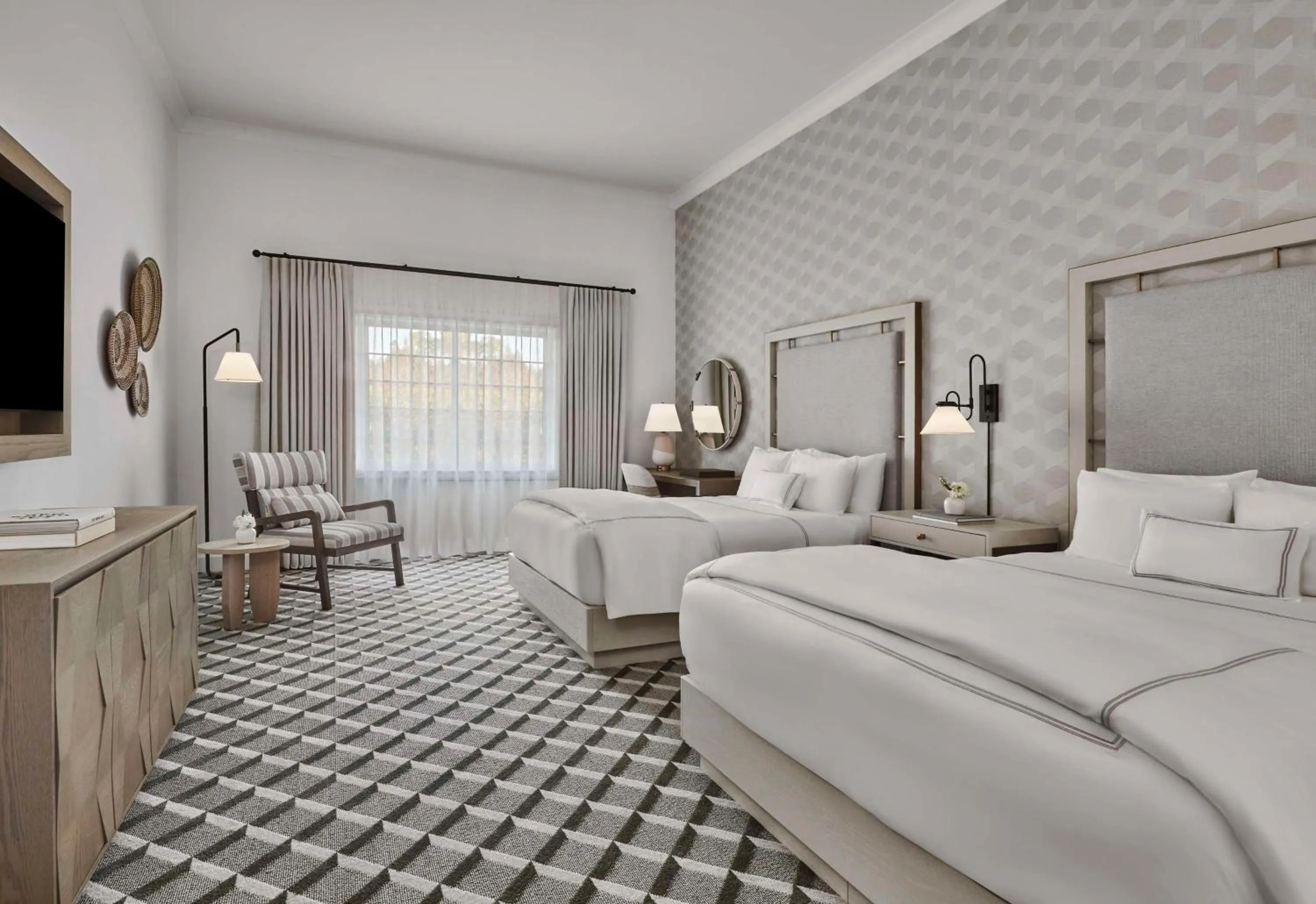 Bedroom, Bed in The Meritage Resort and Spa