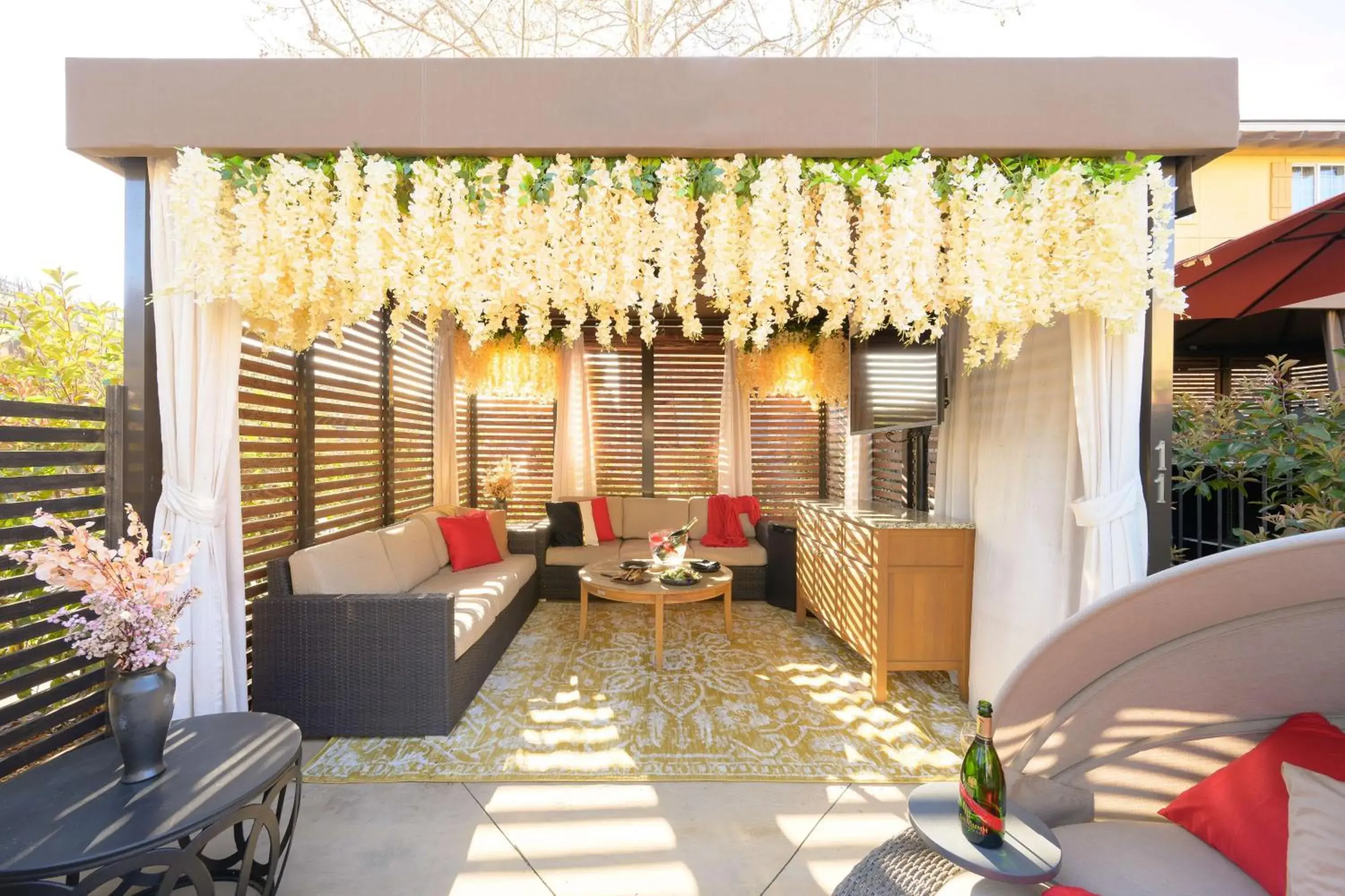 Pool view in The Meritage Resort and Spa Pool view in The Meritage Resort and Spa