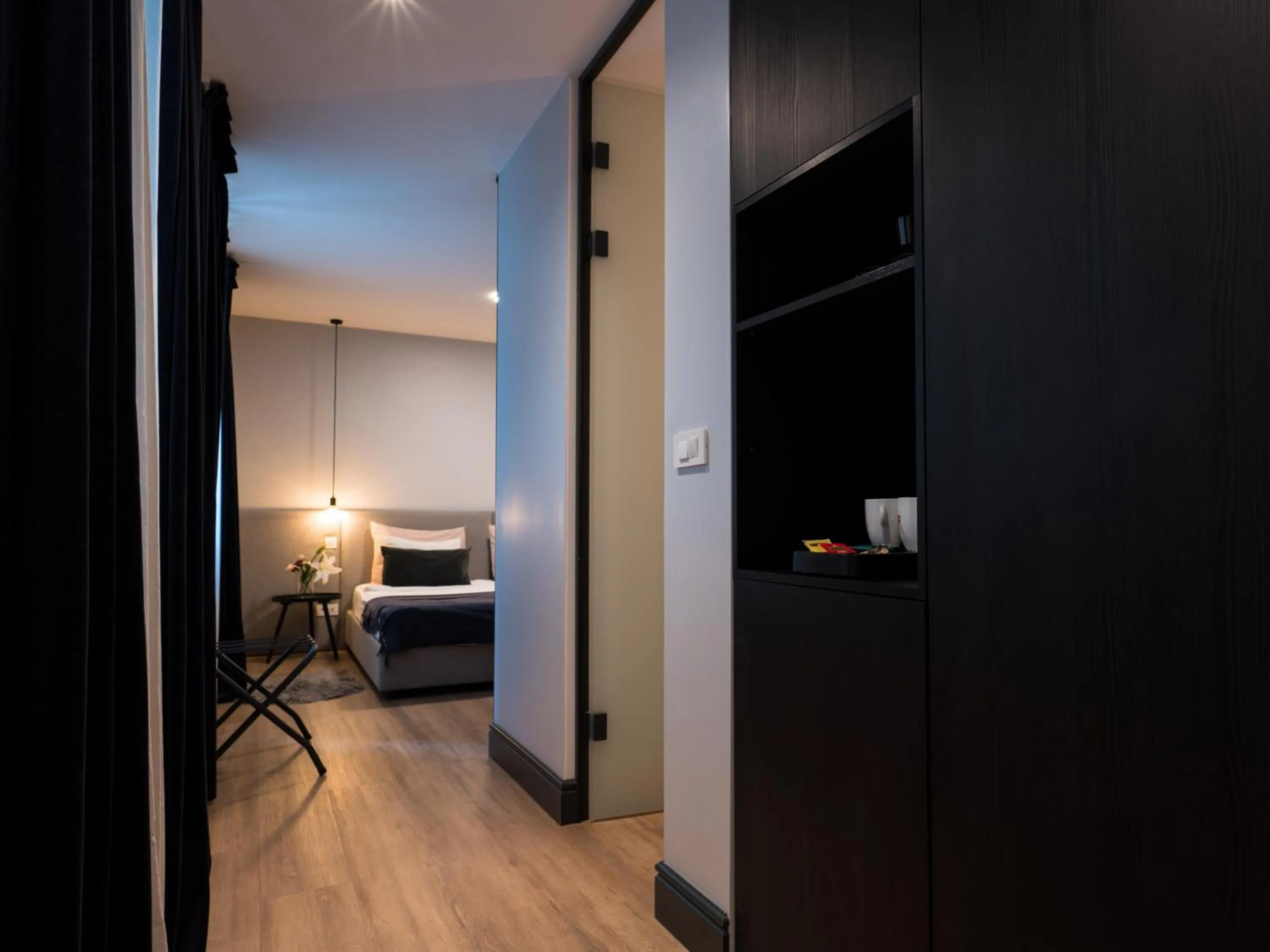 Bedroom, Bed in Doma Zagreb Aparthotel